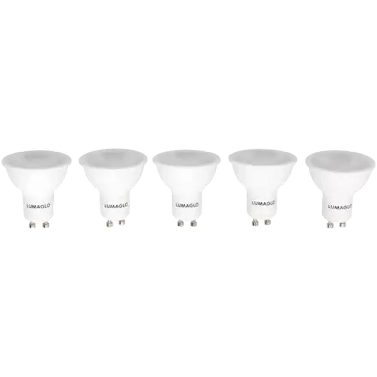 Image of Lumaglo Cool Warm Non-Dimmable LED Light Bulb Screw-in Globe 4.5W 5-Pack
