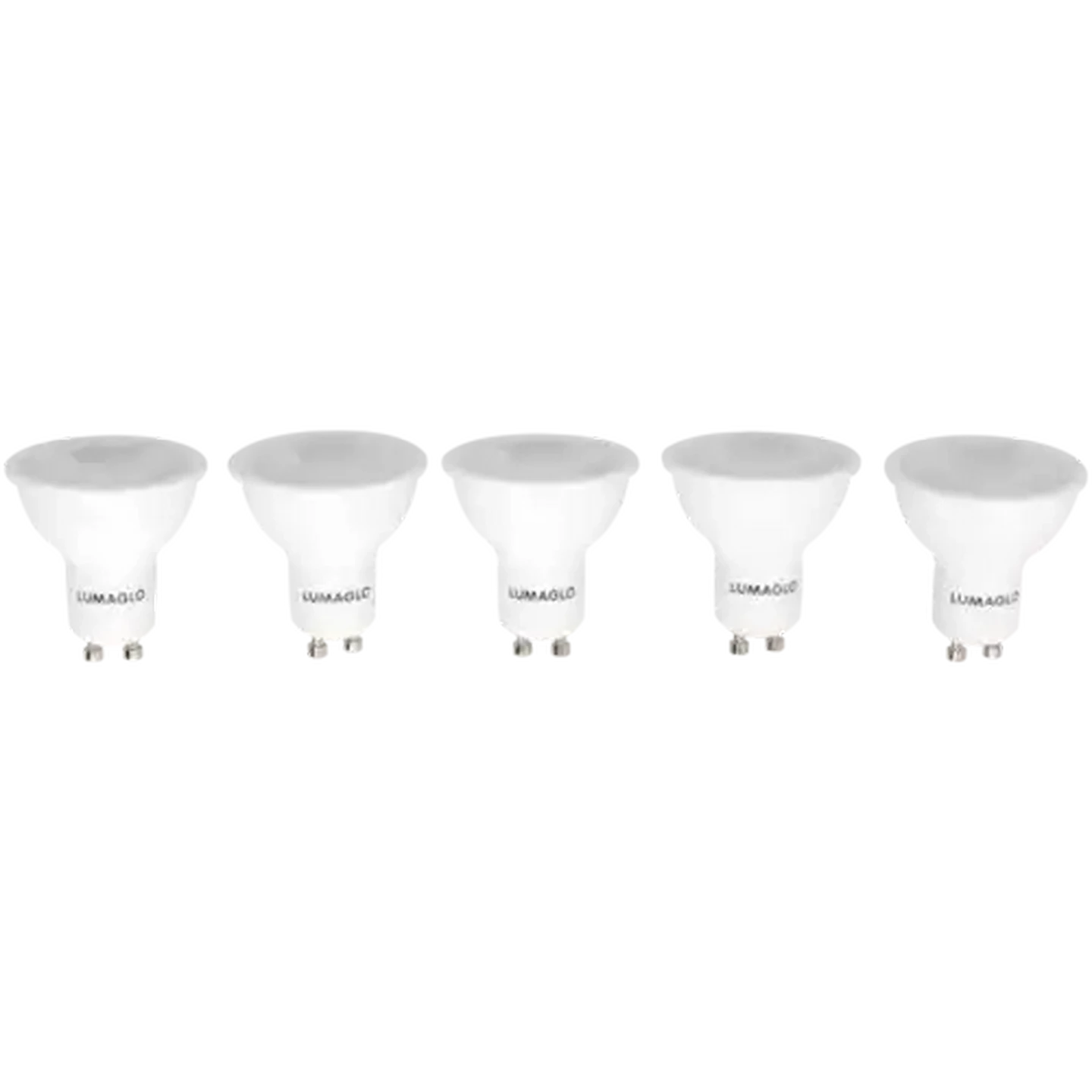 Image of Lumaglo Cool Warm Non-Dimmable LED Light Bulb Screw-in Globe 4.5W 5-Pack