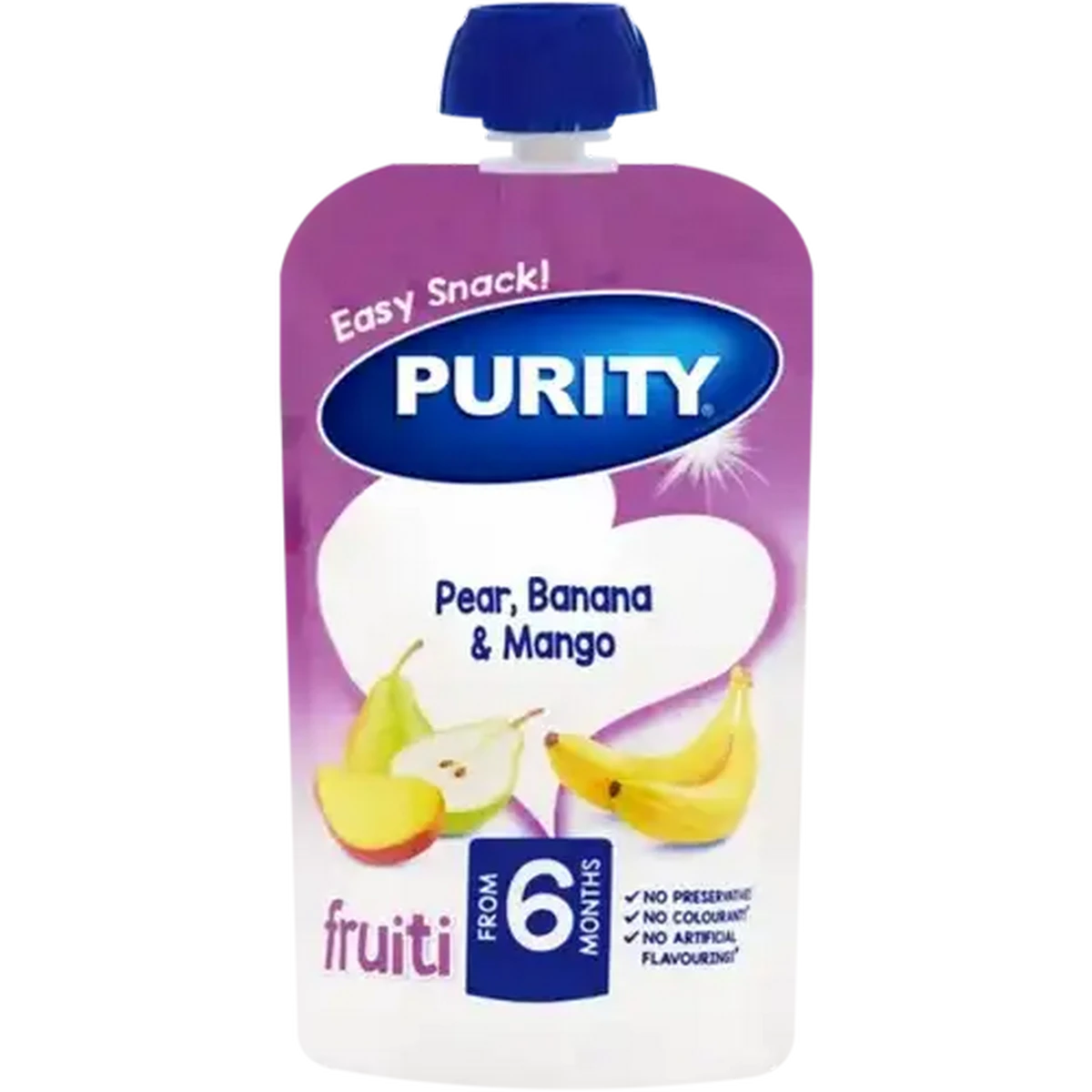 Checkers Sixty60 | PURITY From 6 Months Pear, Banana & Mango Fruiti 110ml