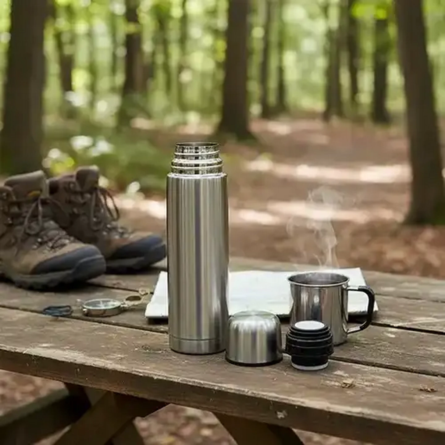 ヴェール500ml Checkers Sixty60 | TravelVac Stainless Steel Vacuum Flask 500ml