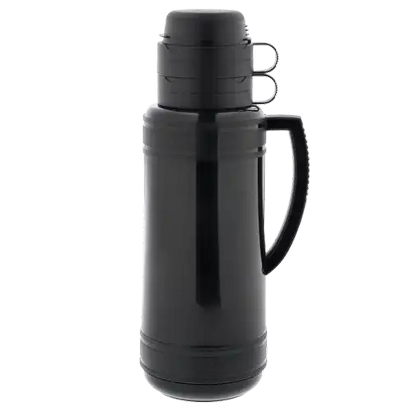 Checkers Sixty60 | TravelVac Glass Liner Black Vacuum Flask 1.8L