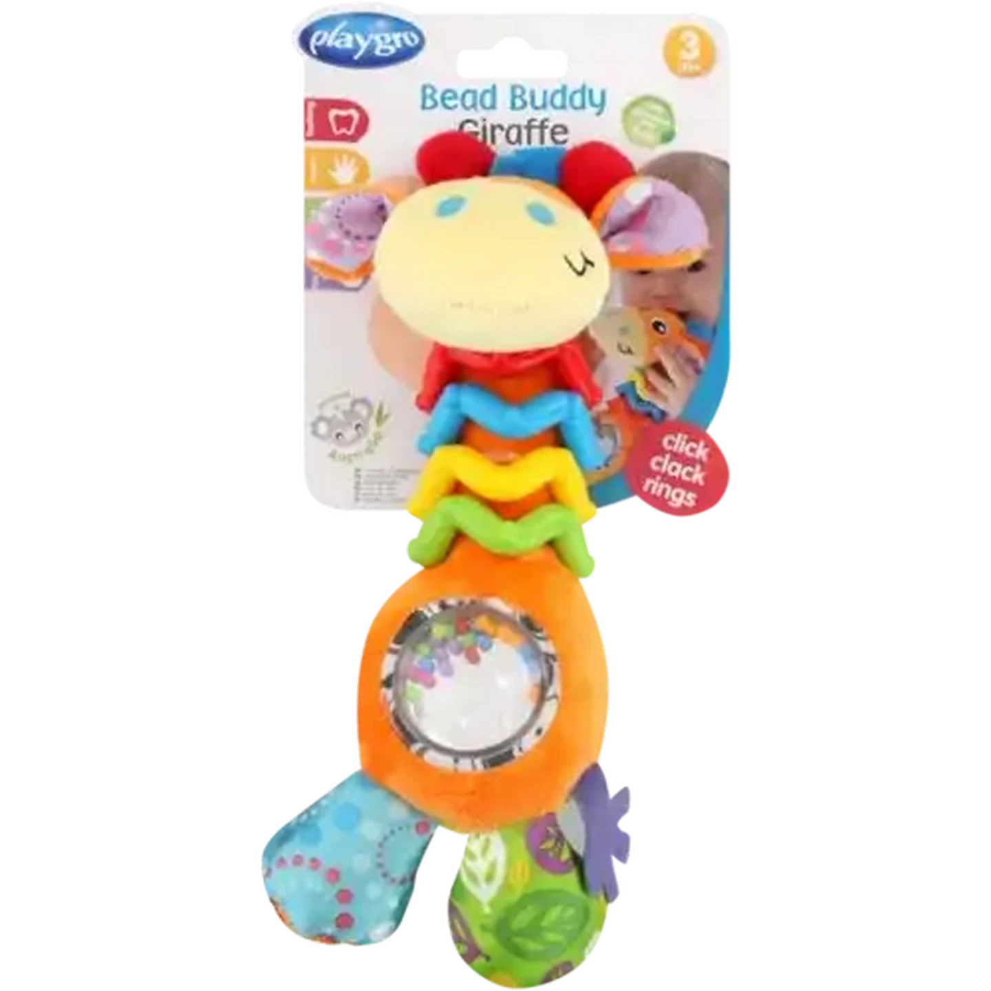 Image of Playgro Bead Buddy Giraffe 3 Months +