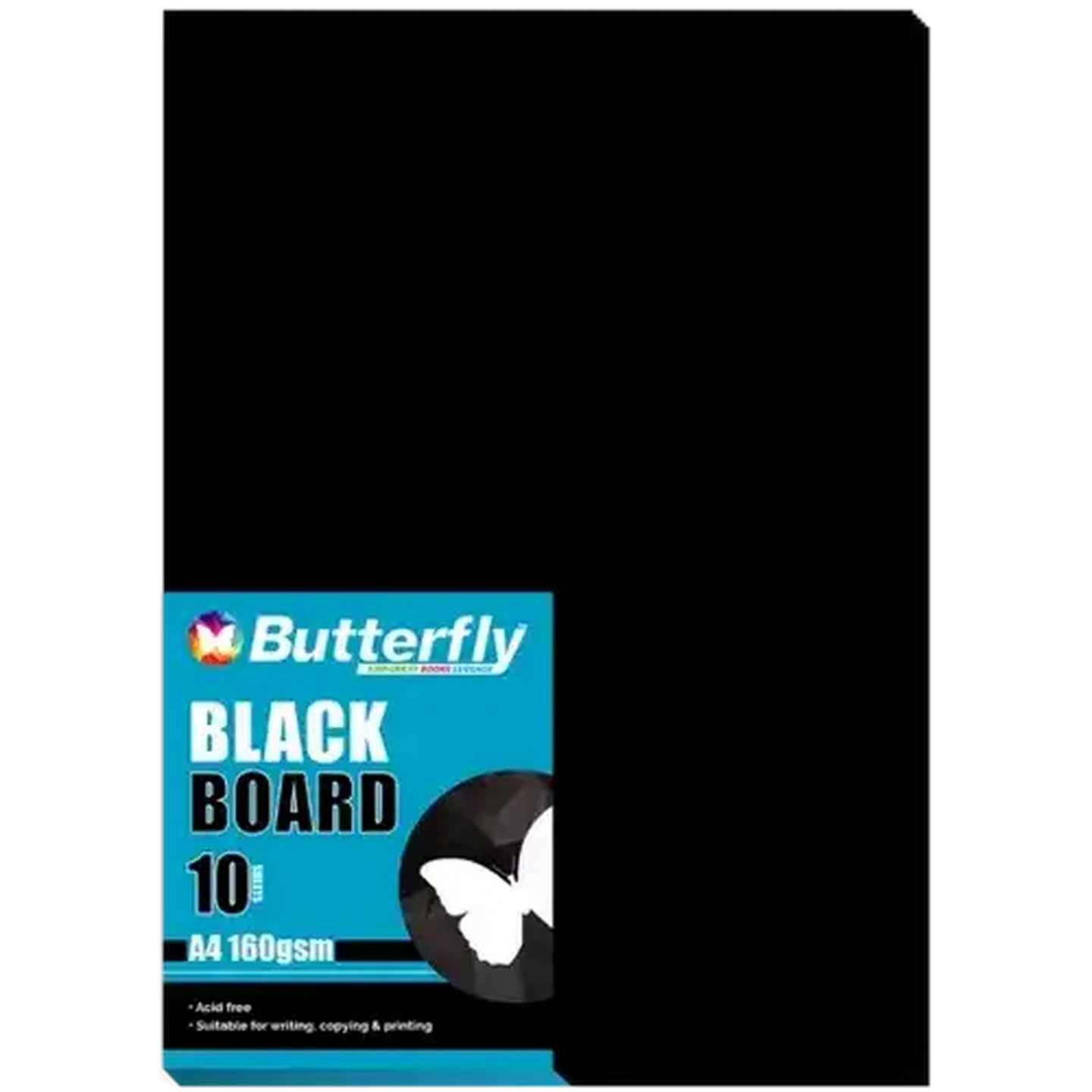 Image of Butterfly A4 Black Boards 10-Pack