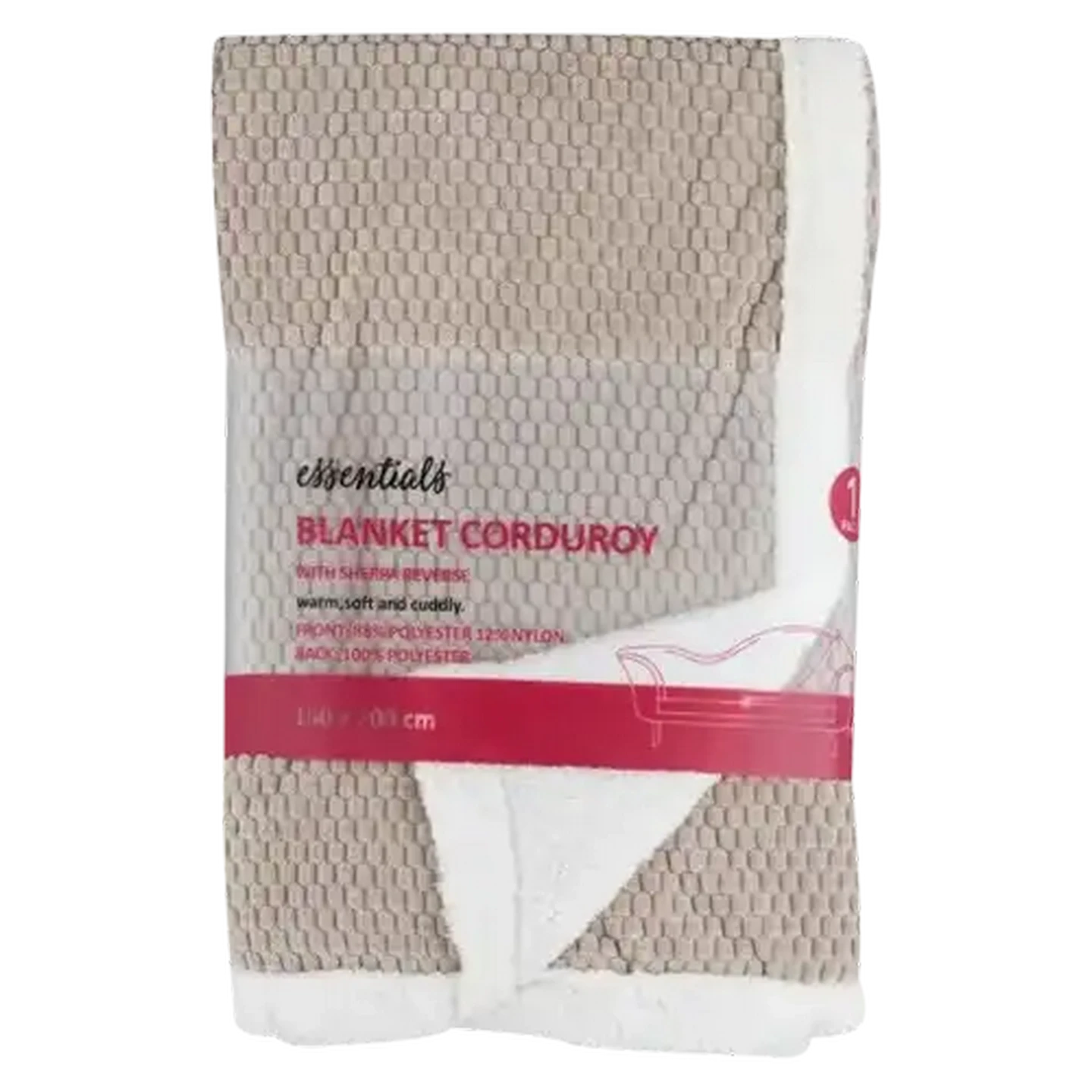 Image of Essentials Corduroy Blanket 150 x 200cm