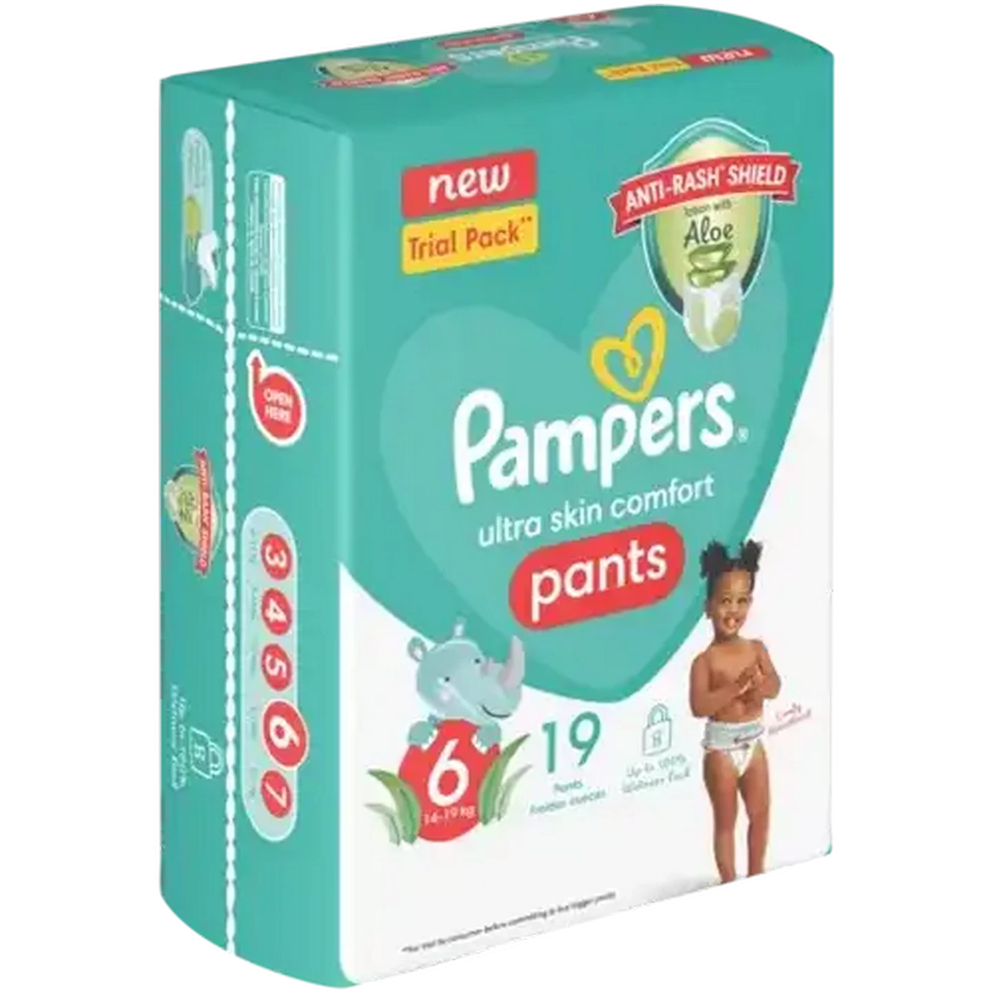 Image of Pampers Pants Active Fit Size 6 16+kg Diapers 19 Pack