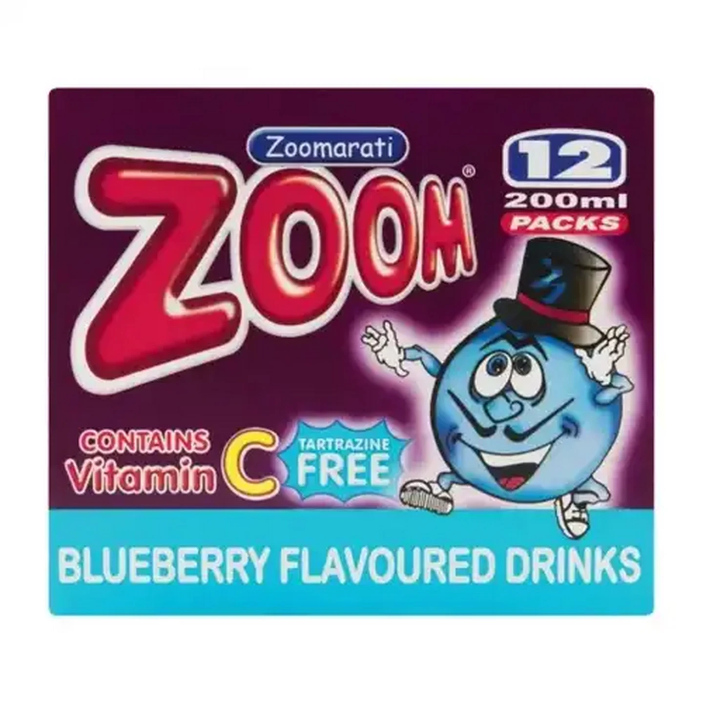 Shoprite ZA | Zoomarati Zoom Blueberry Flavoured Juice 12 x 200ml
