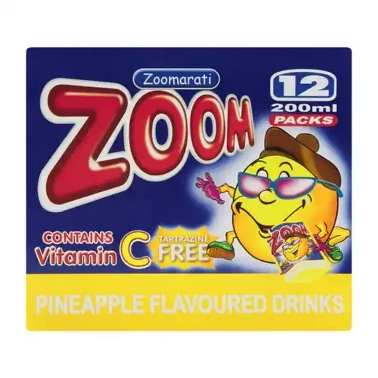 Image of Zoomarati Zoom Pineapple Flavoured Juice 12 x 200ml