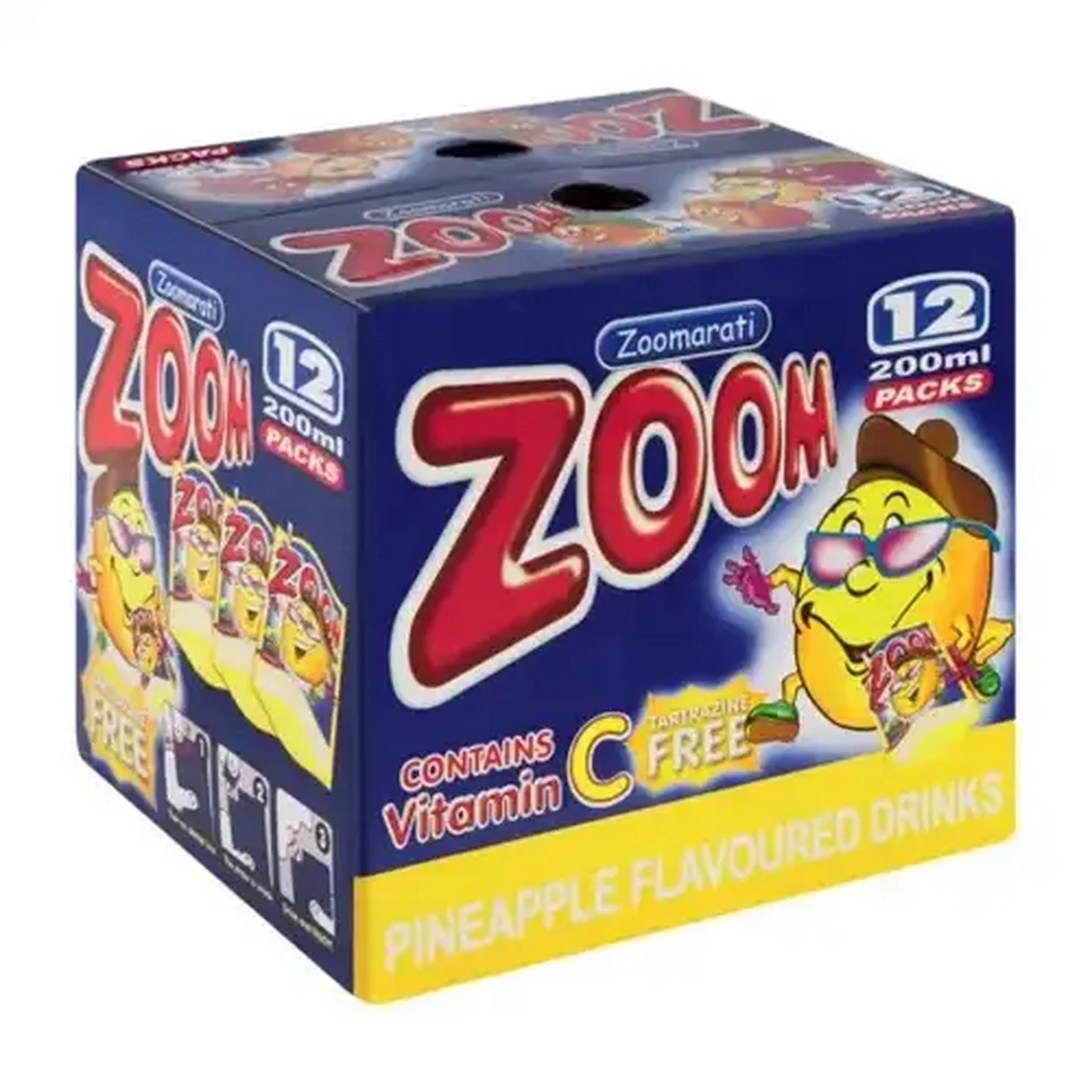 YUMMY Checkers Sixty60 | Zoomarati Zoom Pineapple Flavoured Juice 12 x 200ml