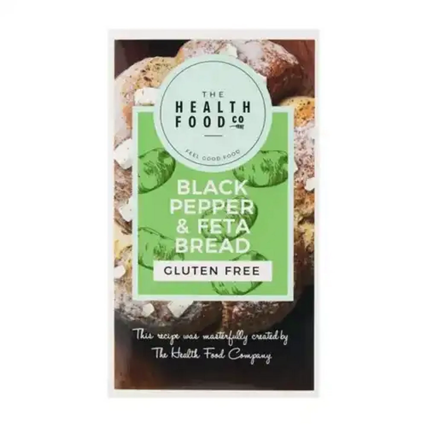 Image of The Health Food Company Frozen Gluten Free Black Pepper & Feta Bread 400g