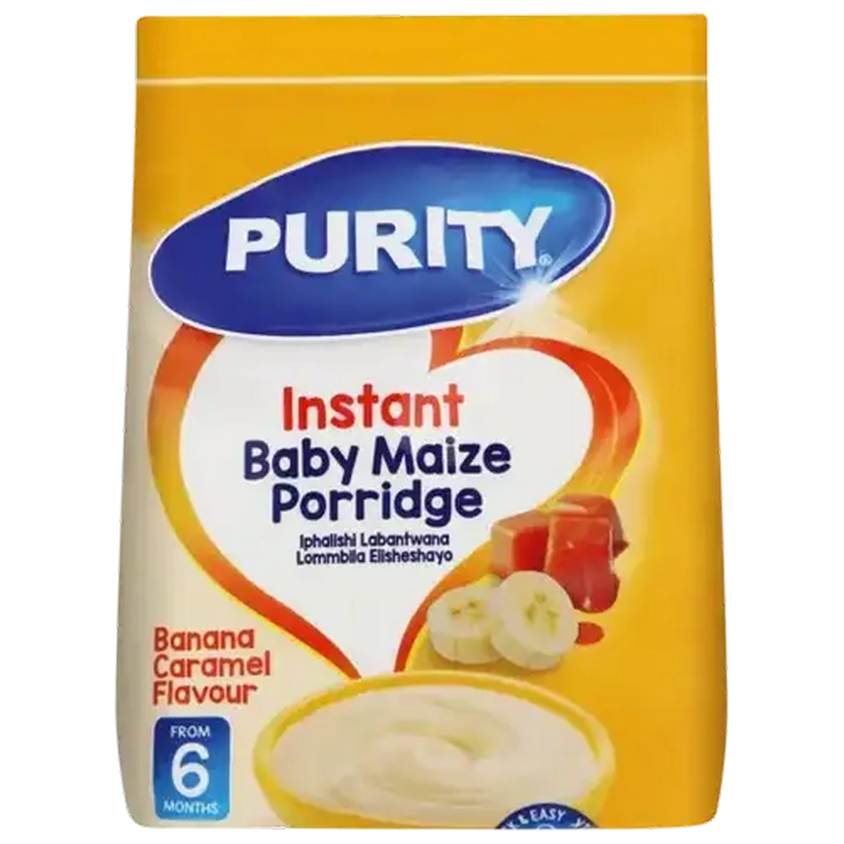 Checkers Sixty60 | PURITY Banana Caramel Flavoured Instant Baby Maize ...