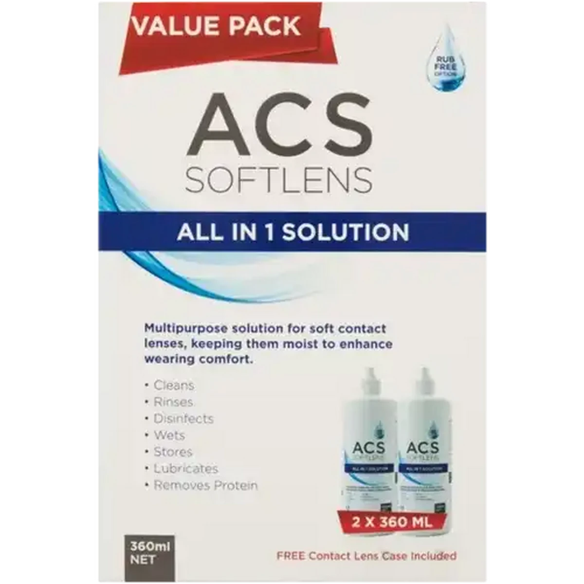 Checkers Sixty60 | ACS Softlens All In 1 Lens Solution 2 x 360ml