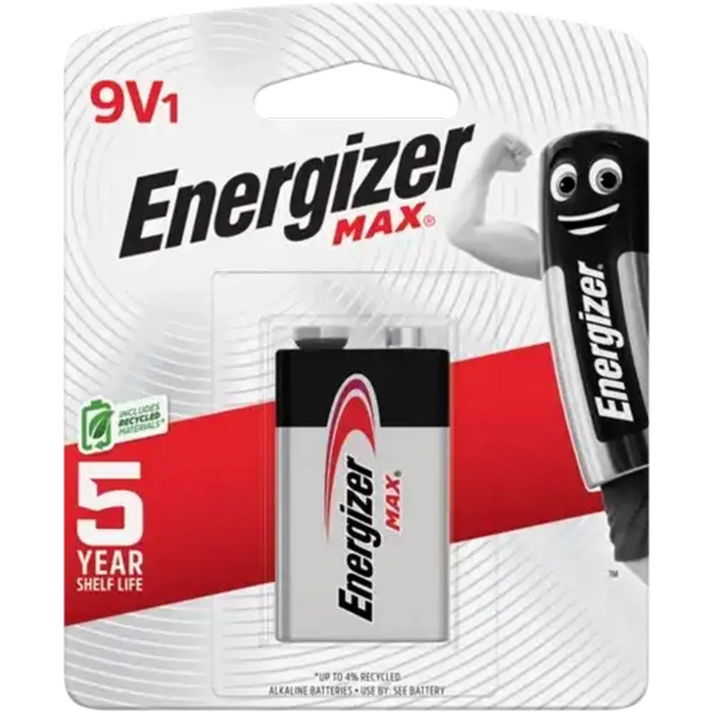 Image of Energizer MAX 9V Alkaline Battery