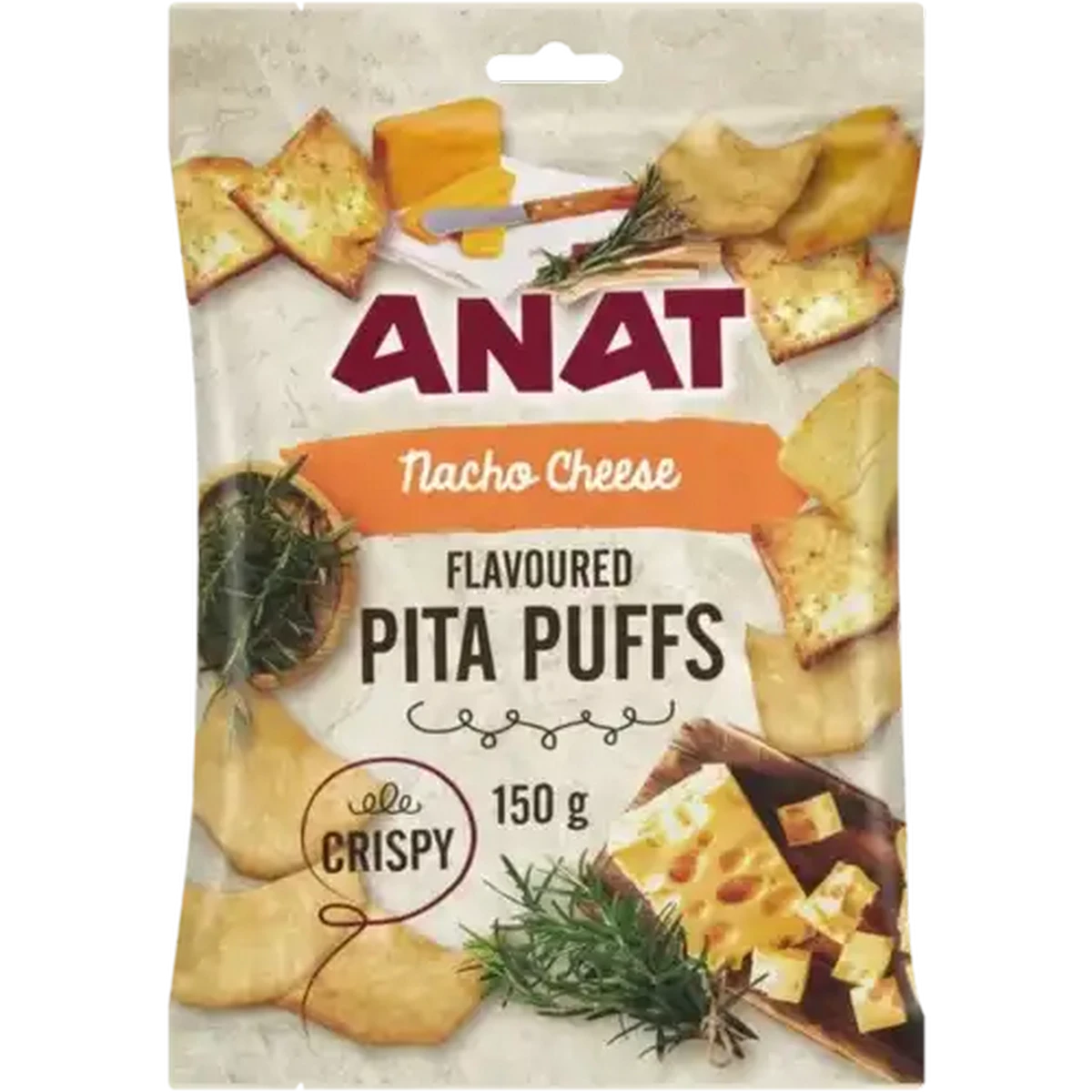 洋楽 DJ NACHO CHEESE / C PART.1 Checkers Sixty60 | Anat Nacho Cheese Flavoured Pita Puffs 150g