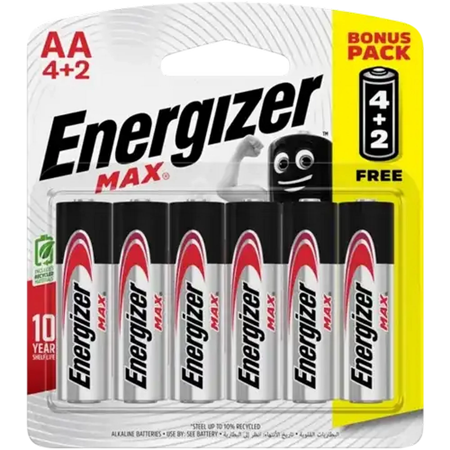 Image of Energizer MAX AA Alkaline Battery 6-Pack