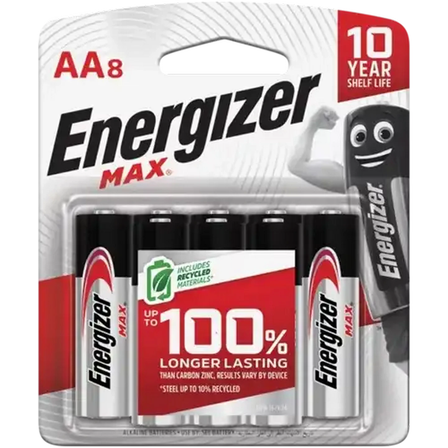 Image of Energizer MAX AA Alkaline Batteries 8-Pack