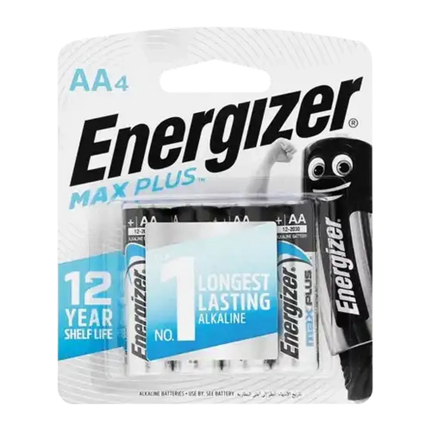 Image of Energizer MAX Plus AA Alkaline Batteries 4-Pack