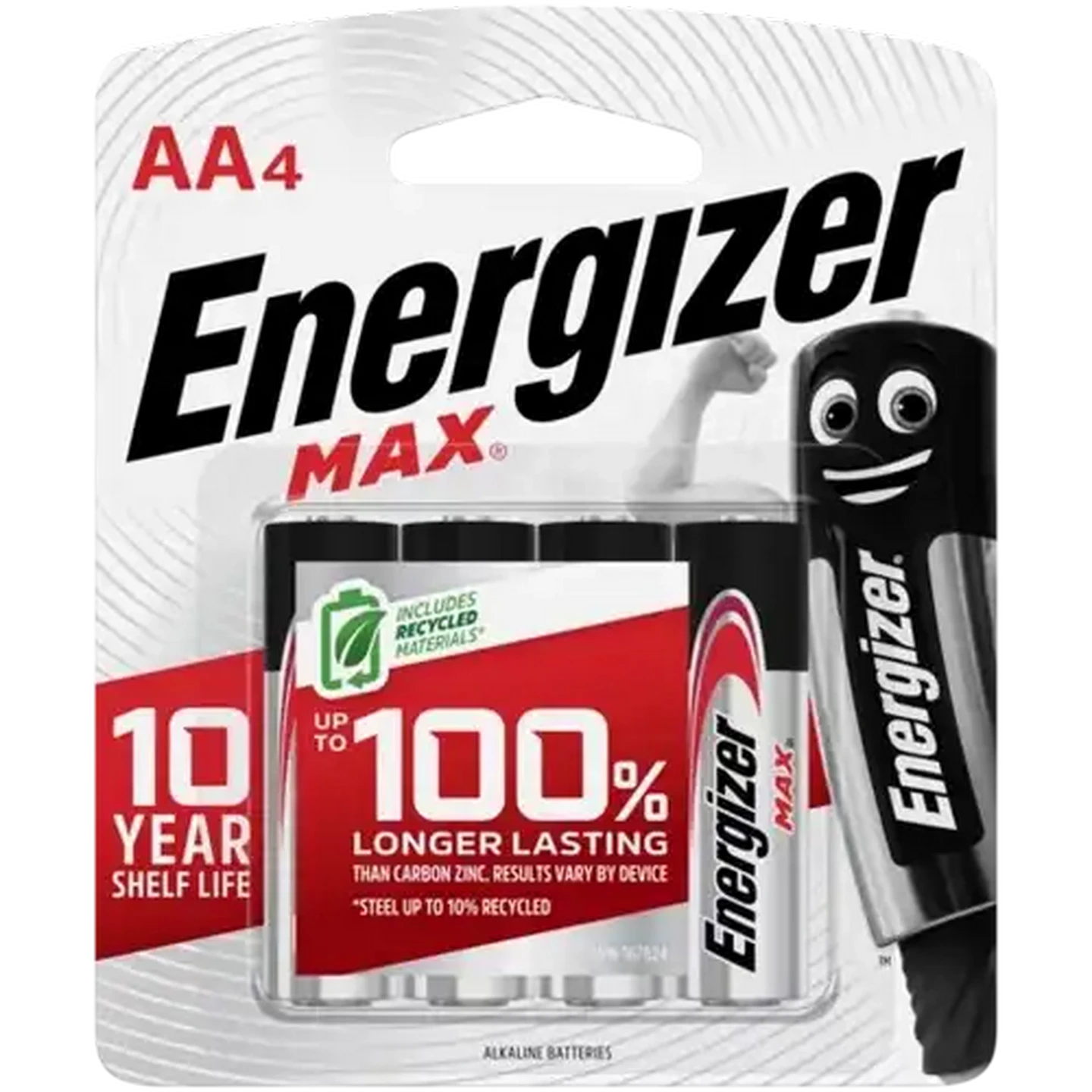 Image of Energizer MAX AA Alkaline Batteries 4-Pack