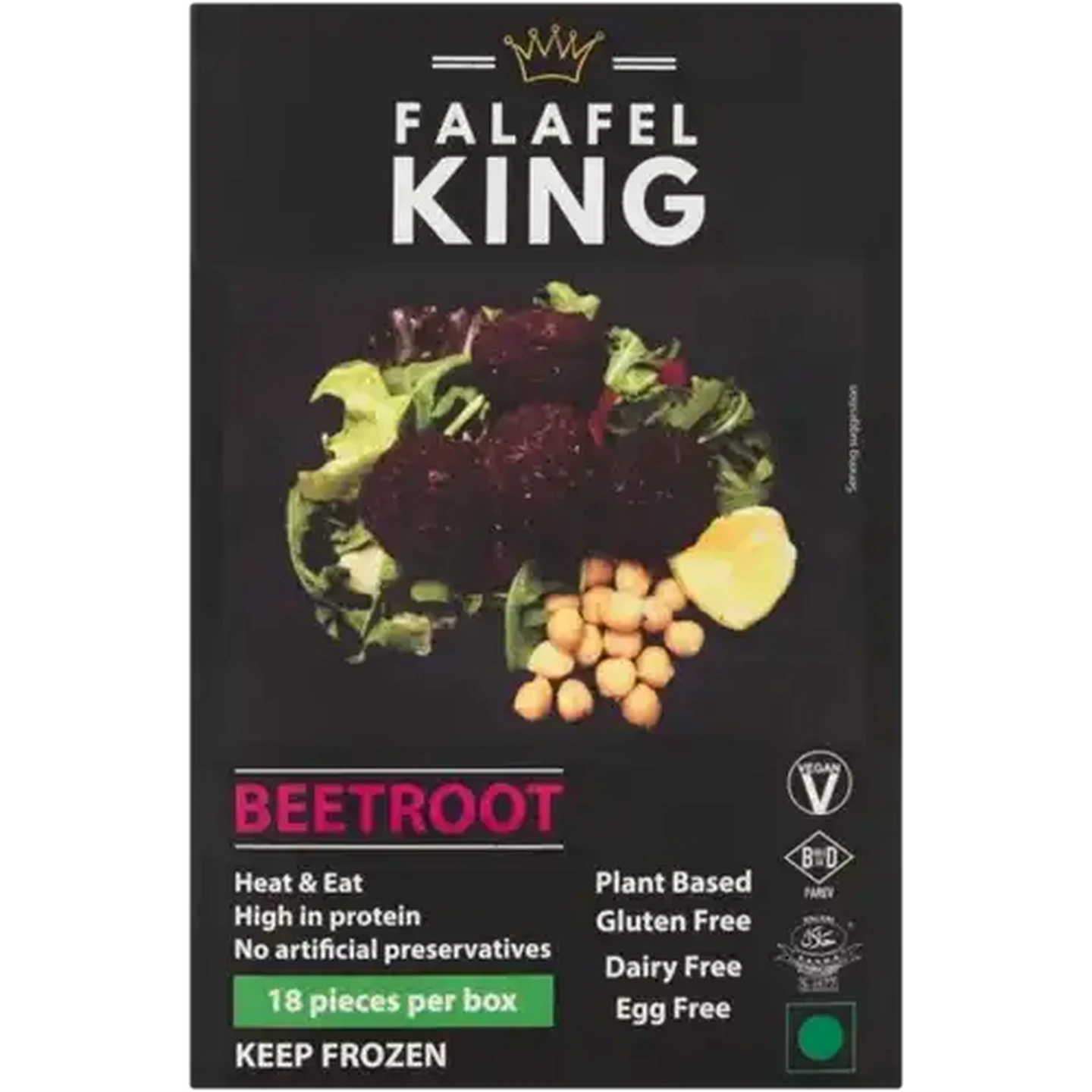 Image of Falafel King Frozen Beetroot Falafels 250g
