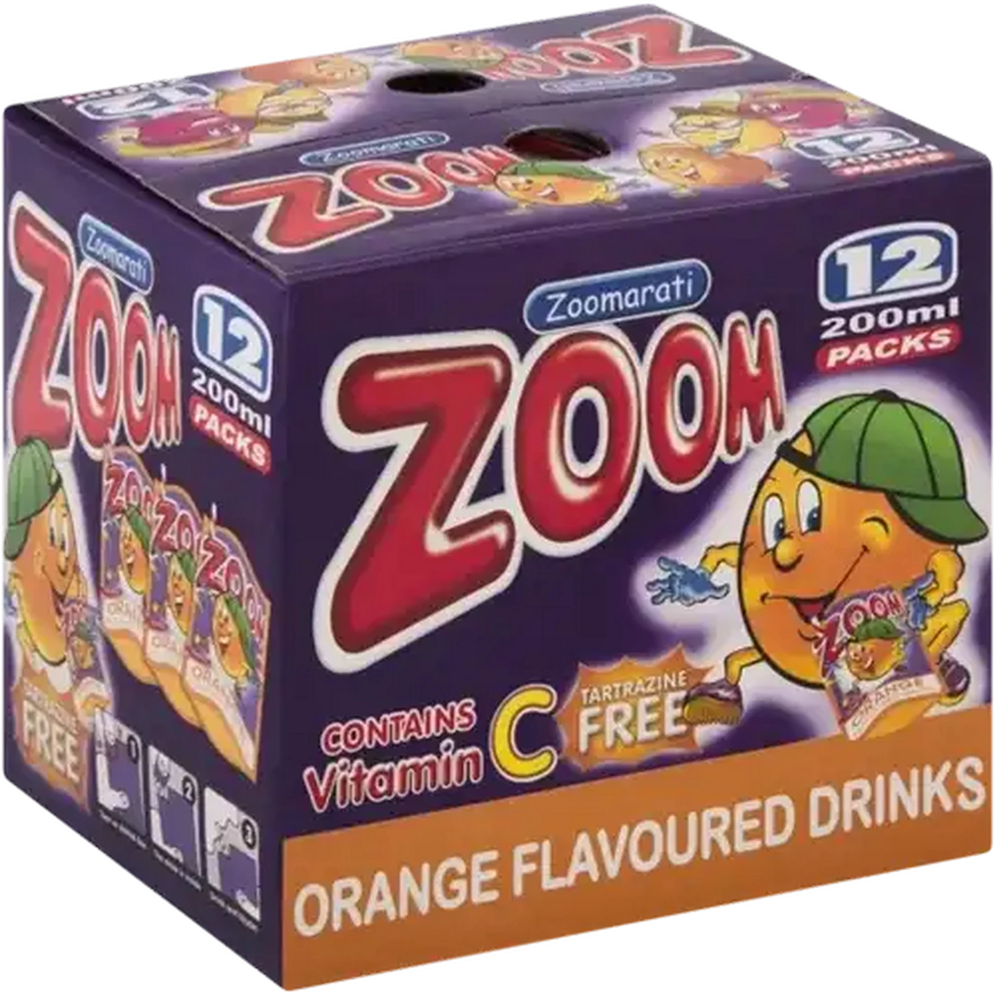 Image of ZOOM Orange Flavoured Drinks 12 x 200ml