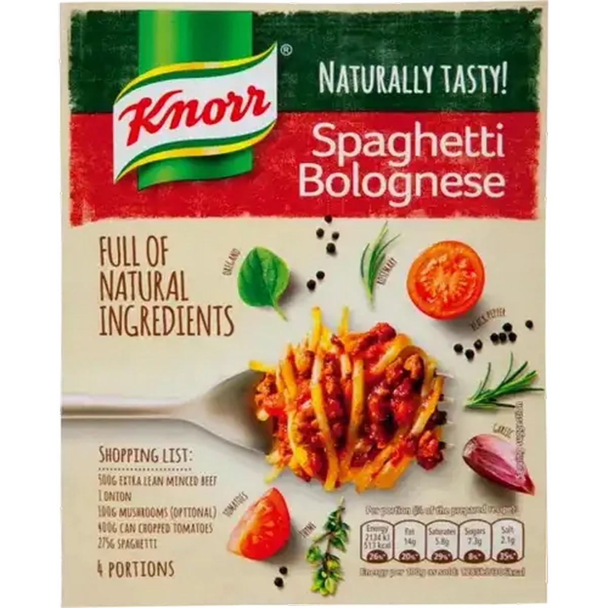 Checkers Sixty60 | Knorr Spaghetti Bolognese Instant Cook-In-Sauce 43g