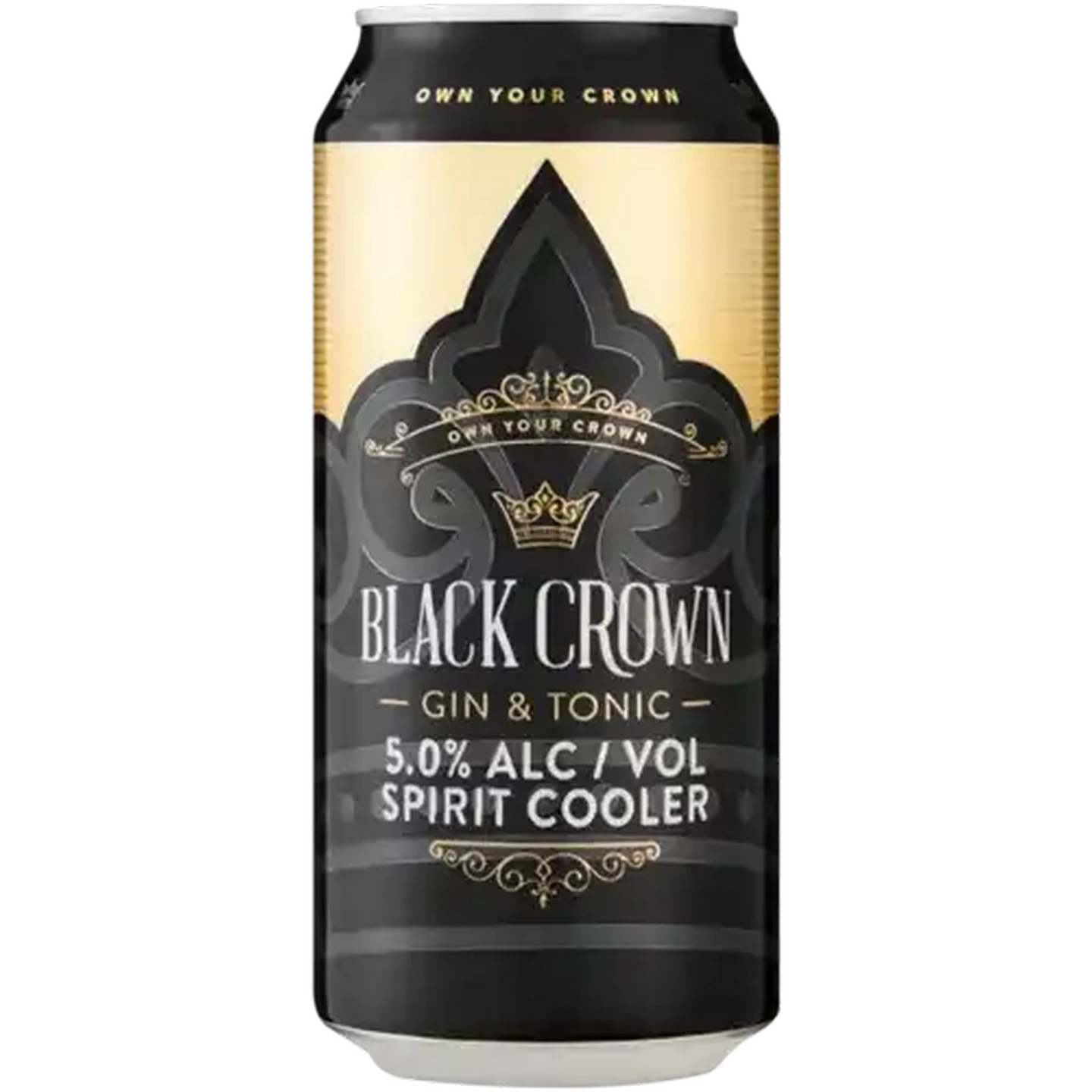 Image of Black Crown Gin & Tonic Spirit Cooler Can 440ml