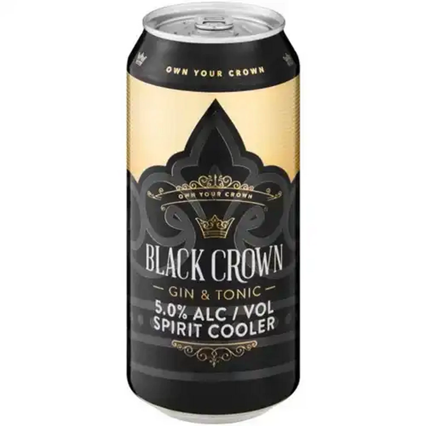 Image of Black Crown Gin & Tonic Spirit Cooler Can 440ml