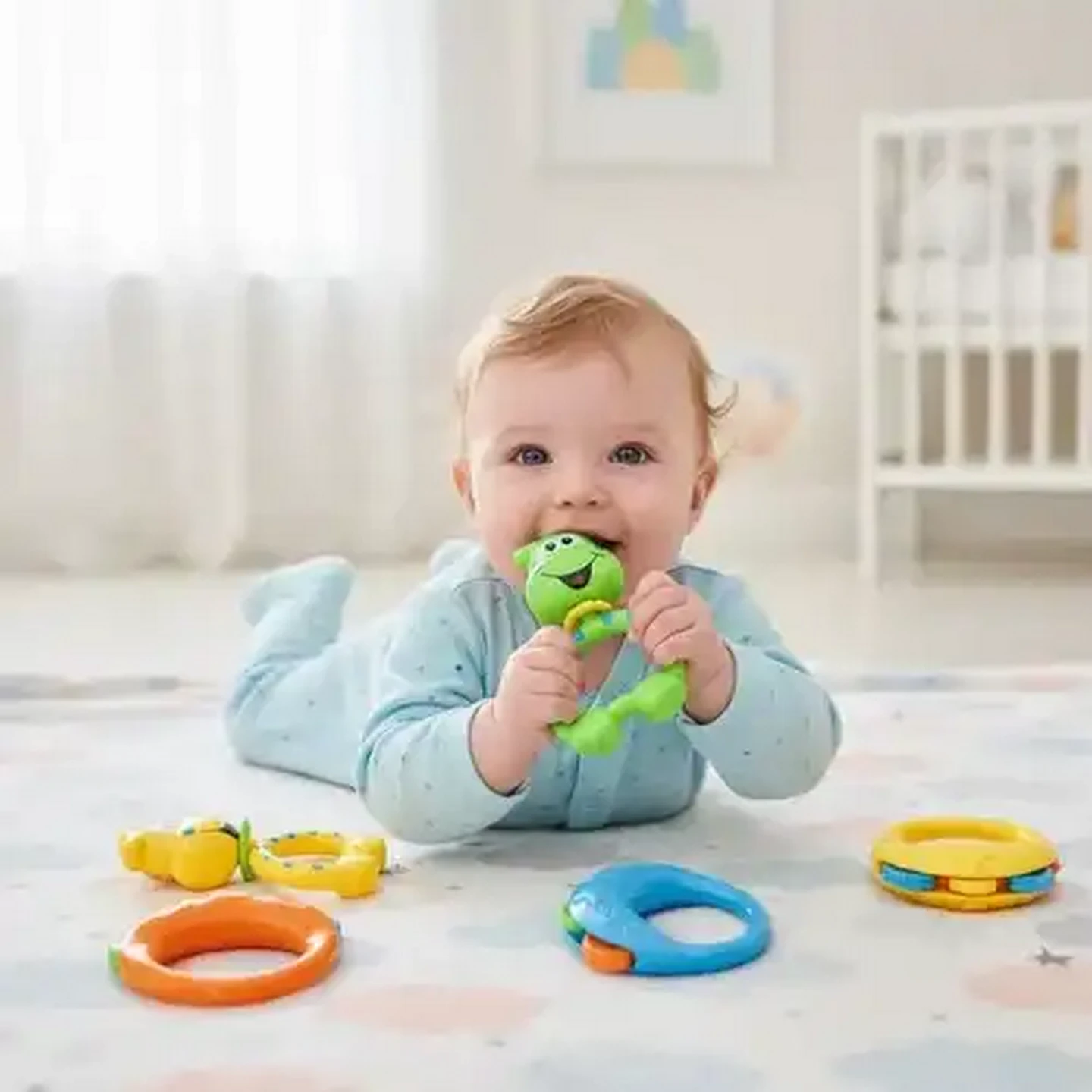 Image of Jolly Tots Rattle Set 2-Pack 3 Months + (Colour May Vary)
