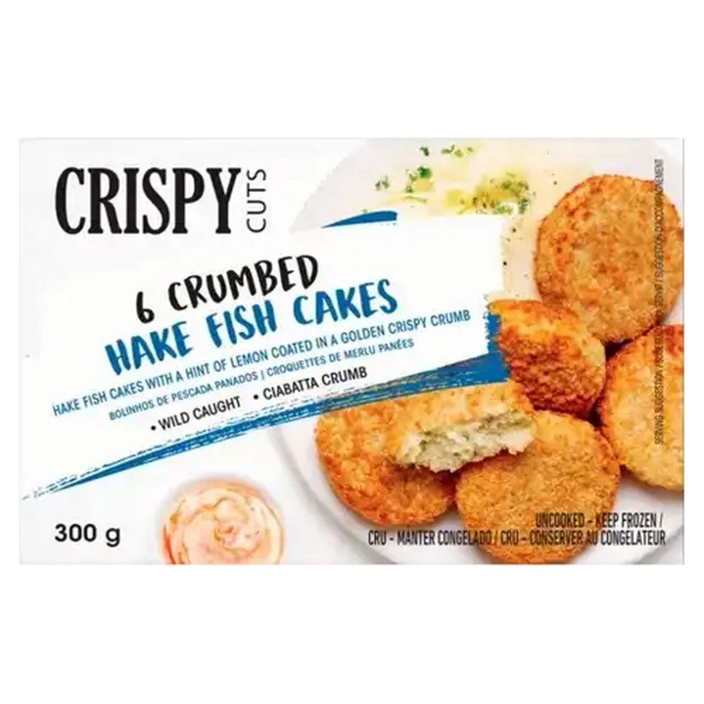 Checkers Sixty60 | Crispy Cuts Frozen Crumbed Hake Fish Cakes 300g