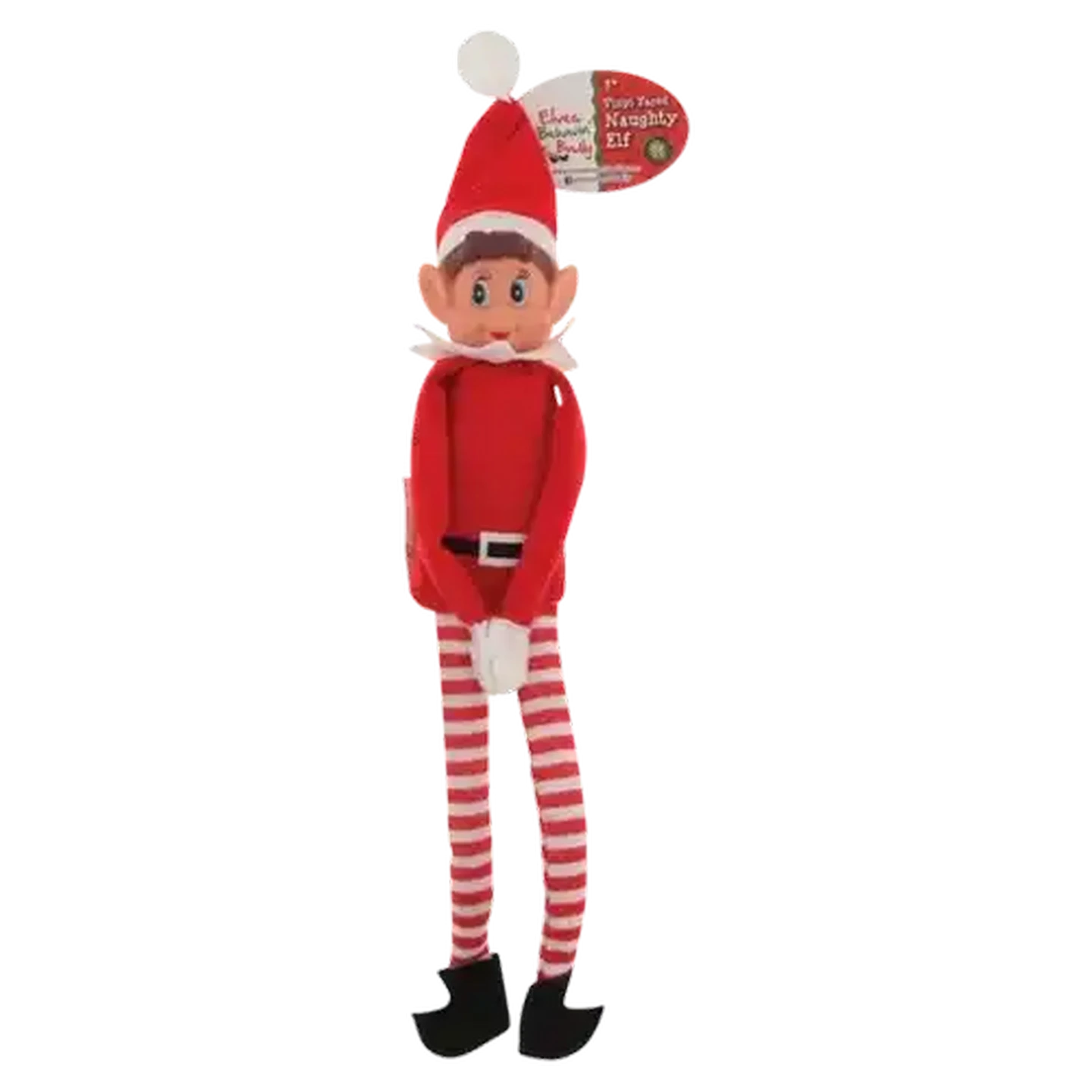 Image of Elves Behavin' Badly Vinyl Faced Naughty Elf Boy Accessory