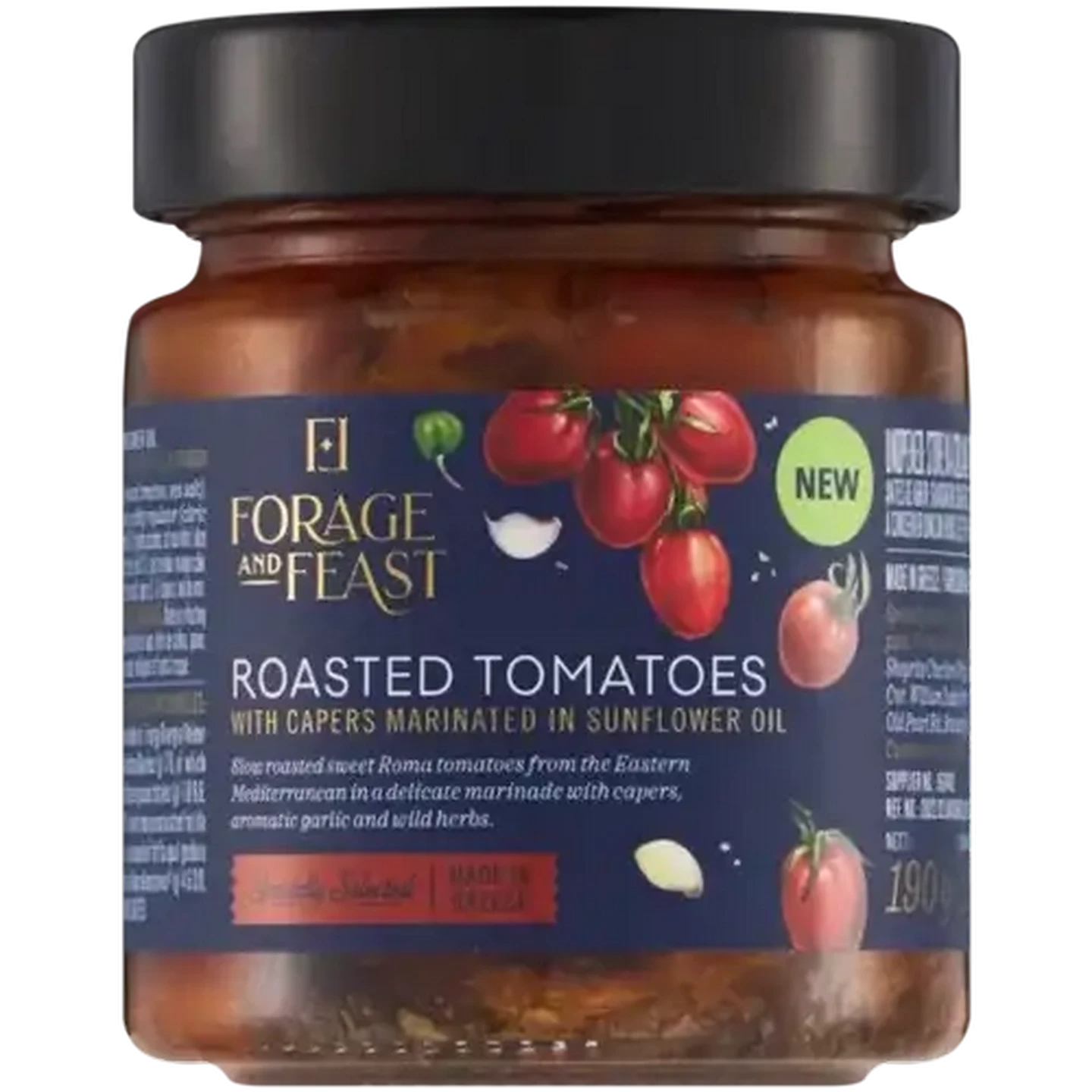 Checkers Sixty60 | Forage And Feast Roasted Tomatoes with Capers 190g