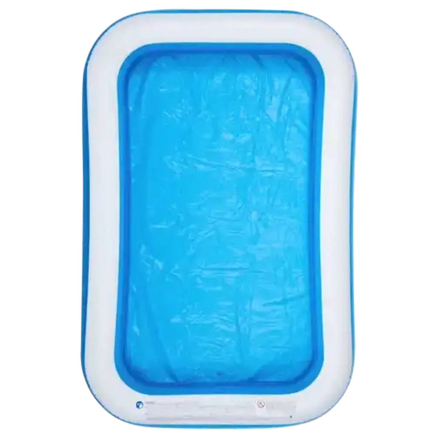 Image of Sun Club Blue & White Rectangular Inflatable Pool