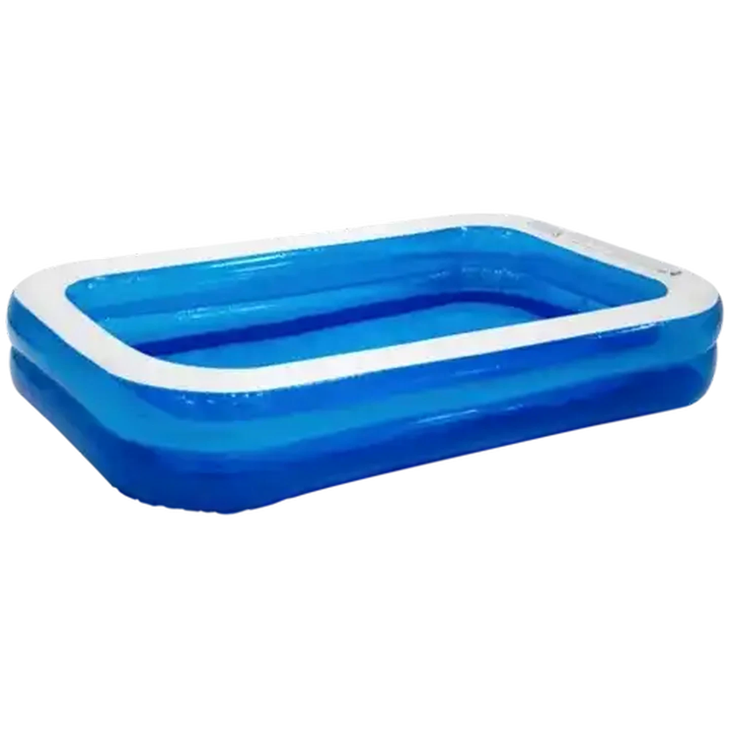 Image of Sun Club Blue & White Rectangular Inflatable Pool