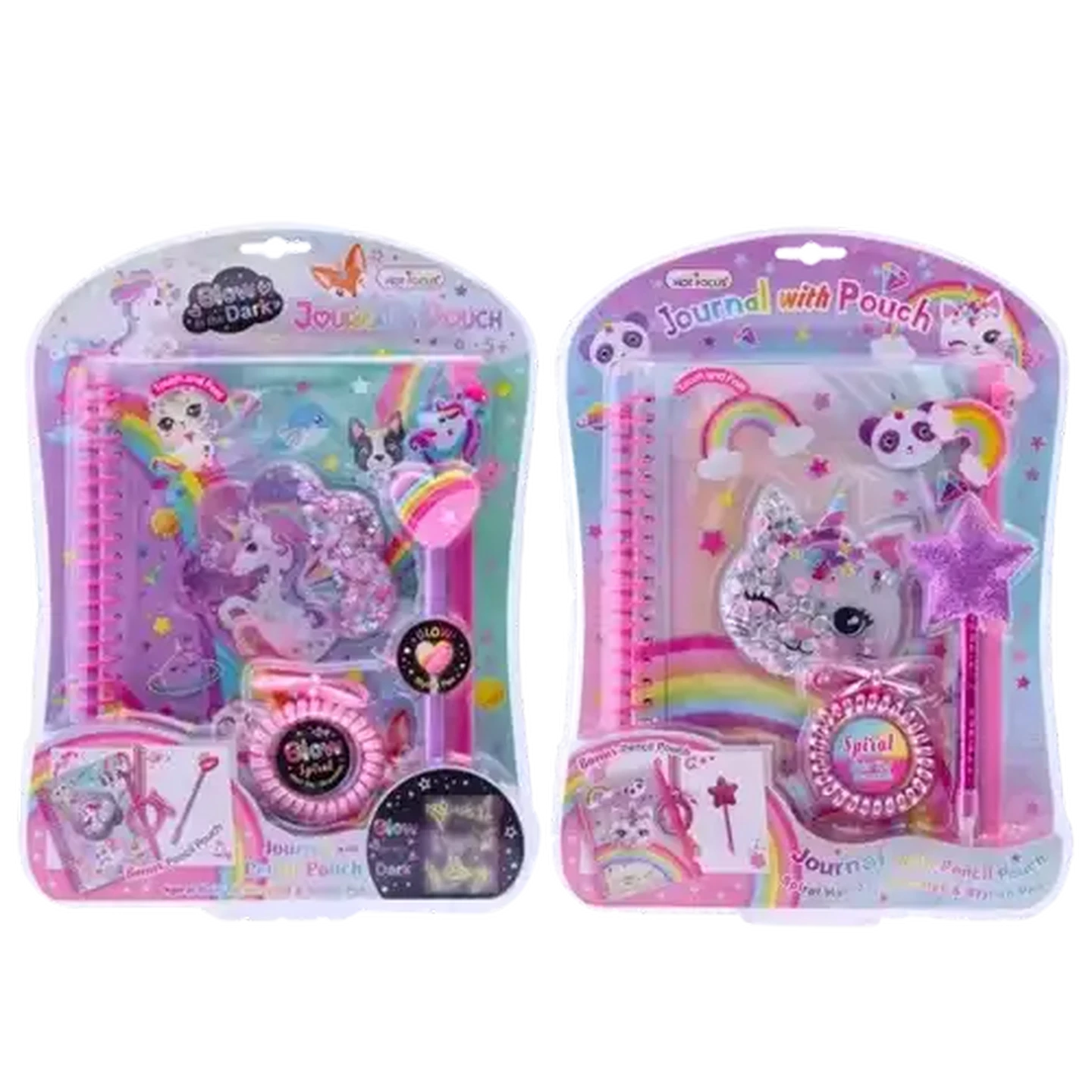 Image of Hot Focus Keepsake Journal With Pouch (Colour May Vary)