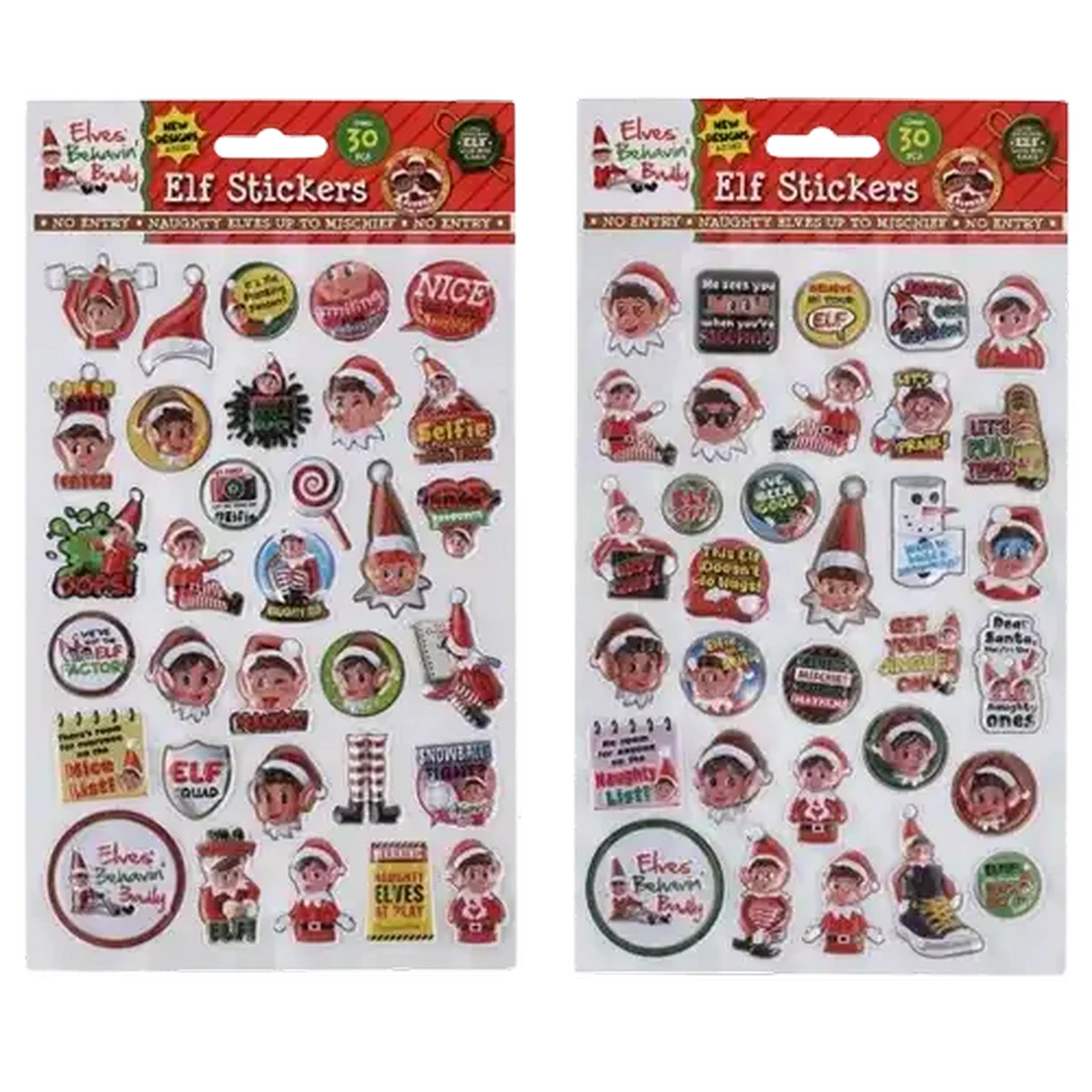 Checkers Sixty60 | Elf's Behavin' Badly Elf Stickers 30 Piece (Design ...