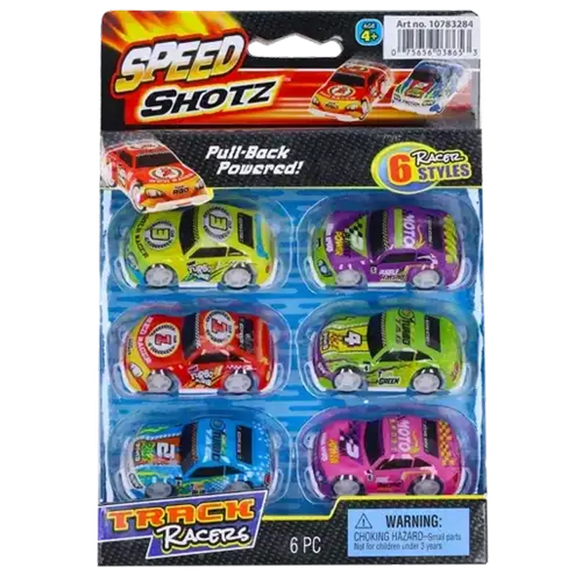 Checkers Sixty60 | Speed Shot Pull Back Track Racer 6-Pack