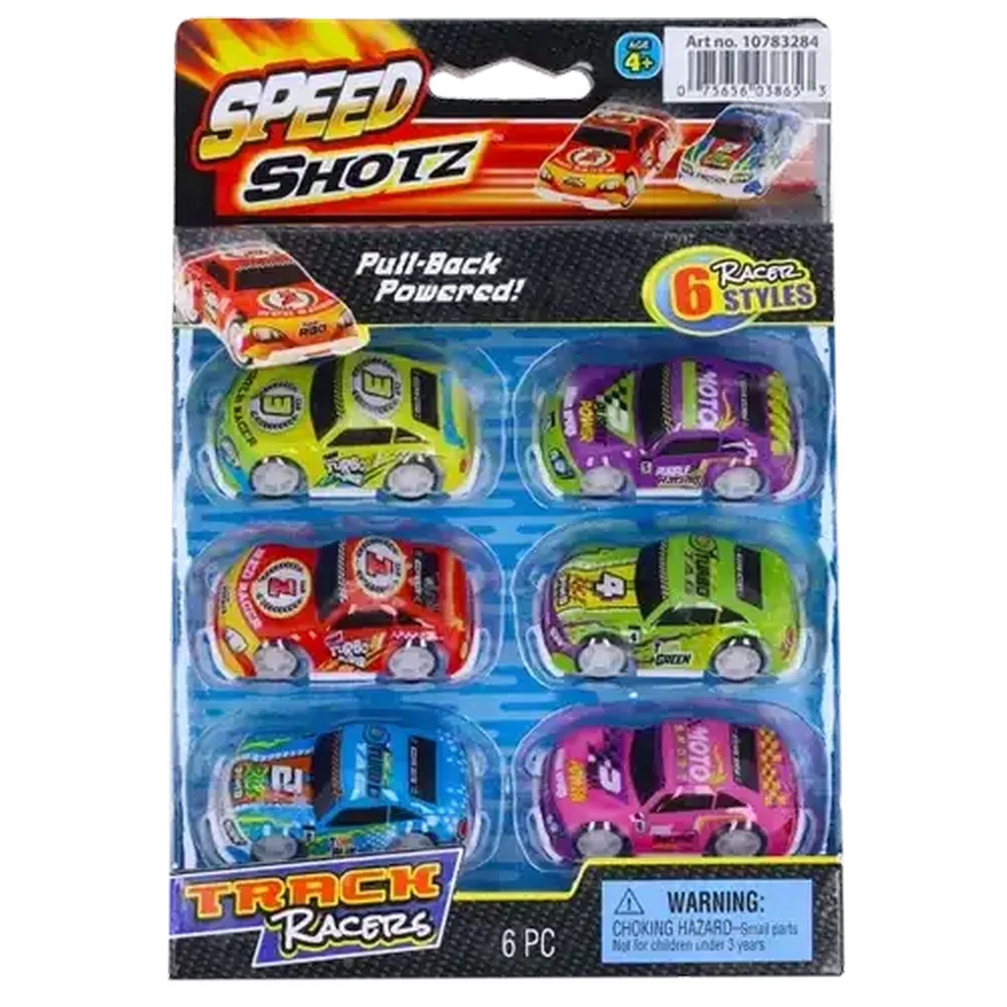 Checkers Sixty60 | Speed Shot Pull Back Track Racer 6-Pack