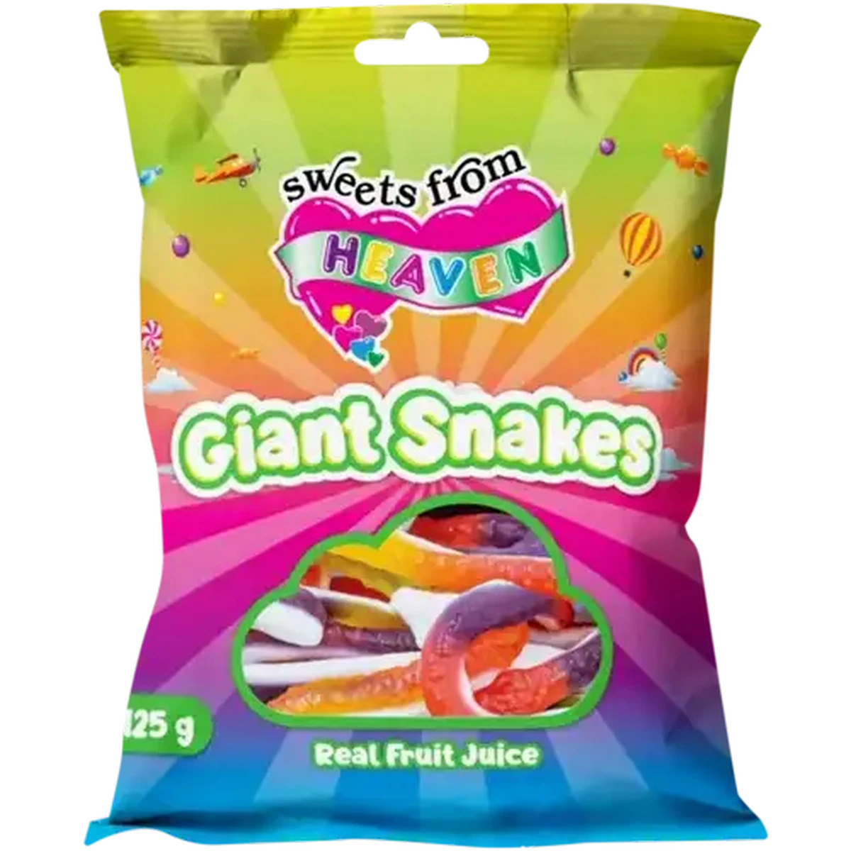 Checkers Sixty60 | Sweets from Heaven Giant Snakes 125g