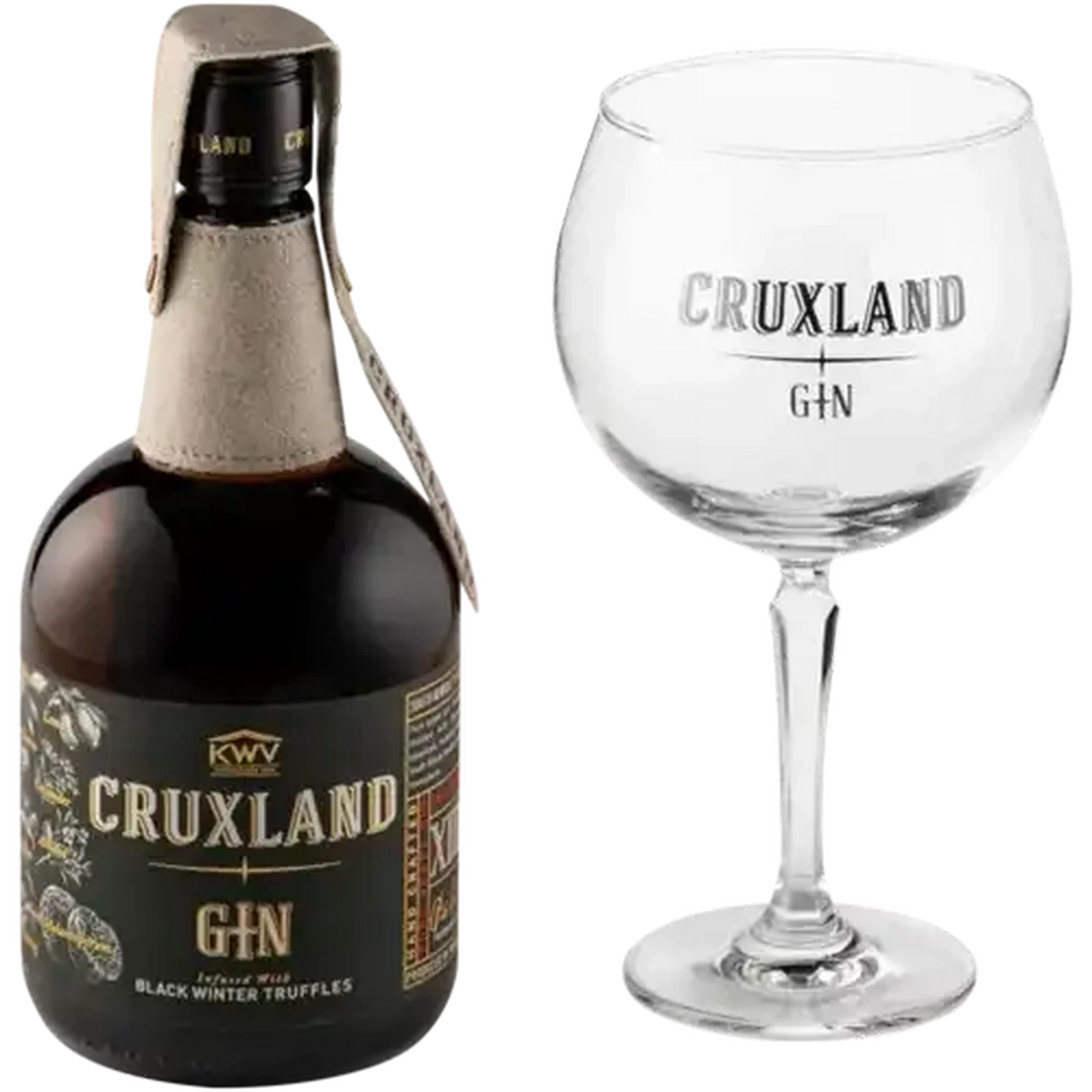 Shoprite ZA | Cruxland Black Winter Truffle Infused Gin Gift Set 750ml