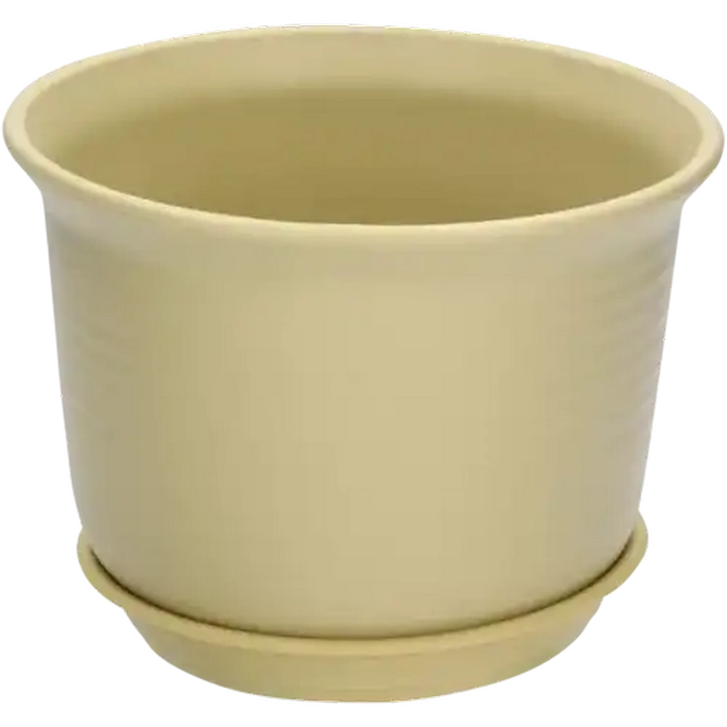 Image of Victoria Flower Pot & Saucer Set 15cm (Colour May Vary)