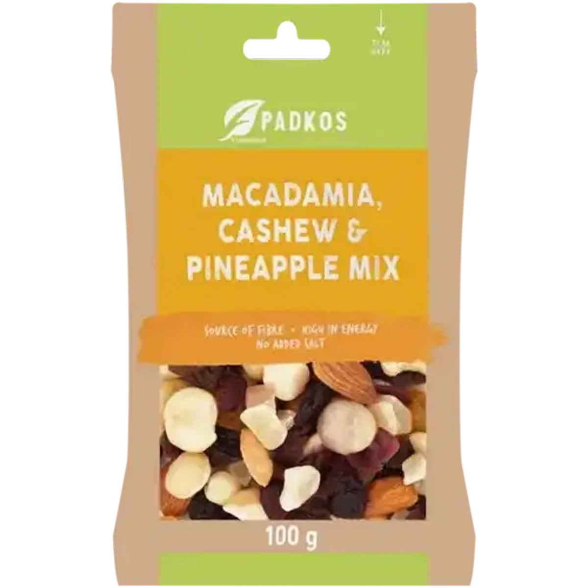 Checkers Sixty60 | Padkos Macadamia, Cashew & Pineapple Mix 100g