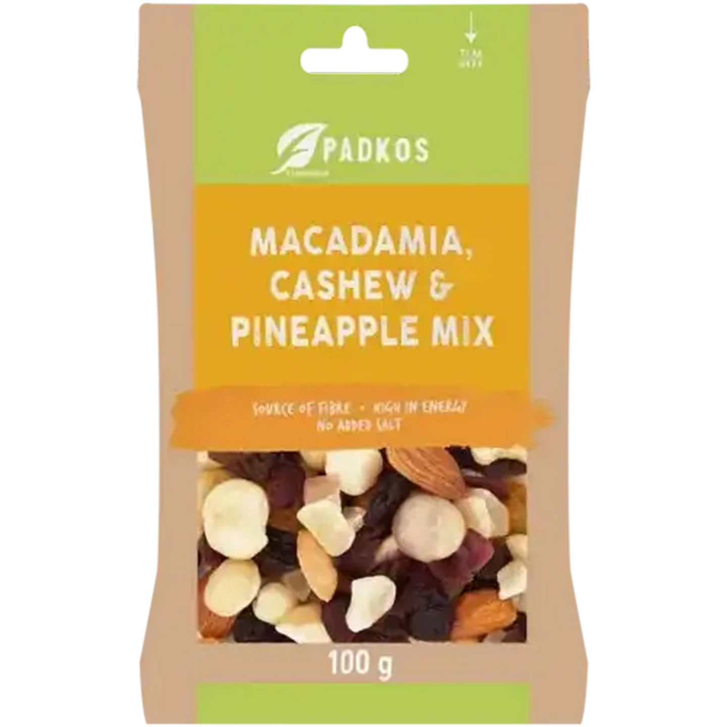Checkers Sixty60 | Padkos Macadamia, Cashew & Pineapple Mix 100g