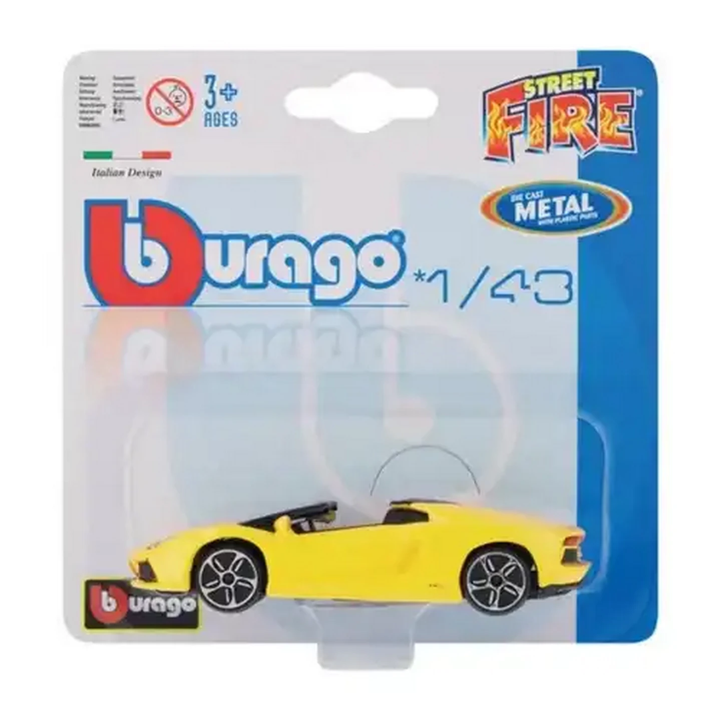 Checkers Sixty60 | Bburago Street Fire 1/43 Model Car (Type May Vary)