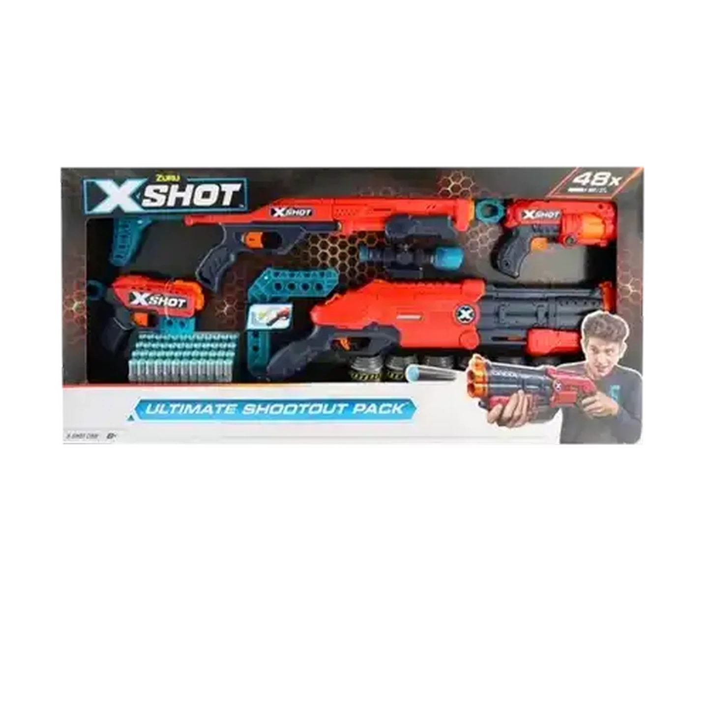 ストームラッシュ SRP＆SR2枚＆救急キット Checkers Sixty60 | XSHOT Ultimate Shootout Blaster Set