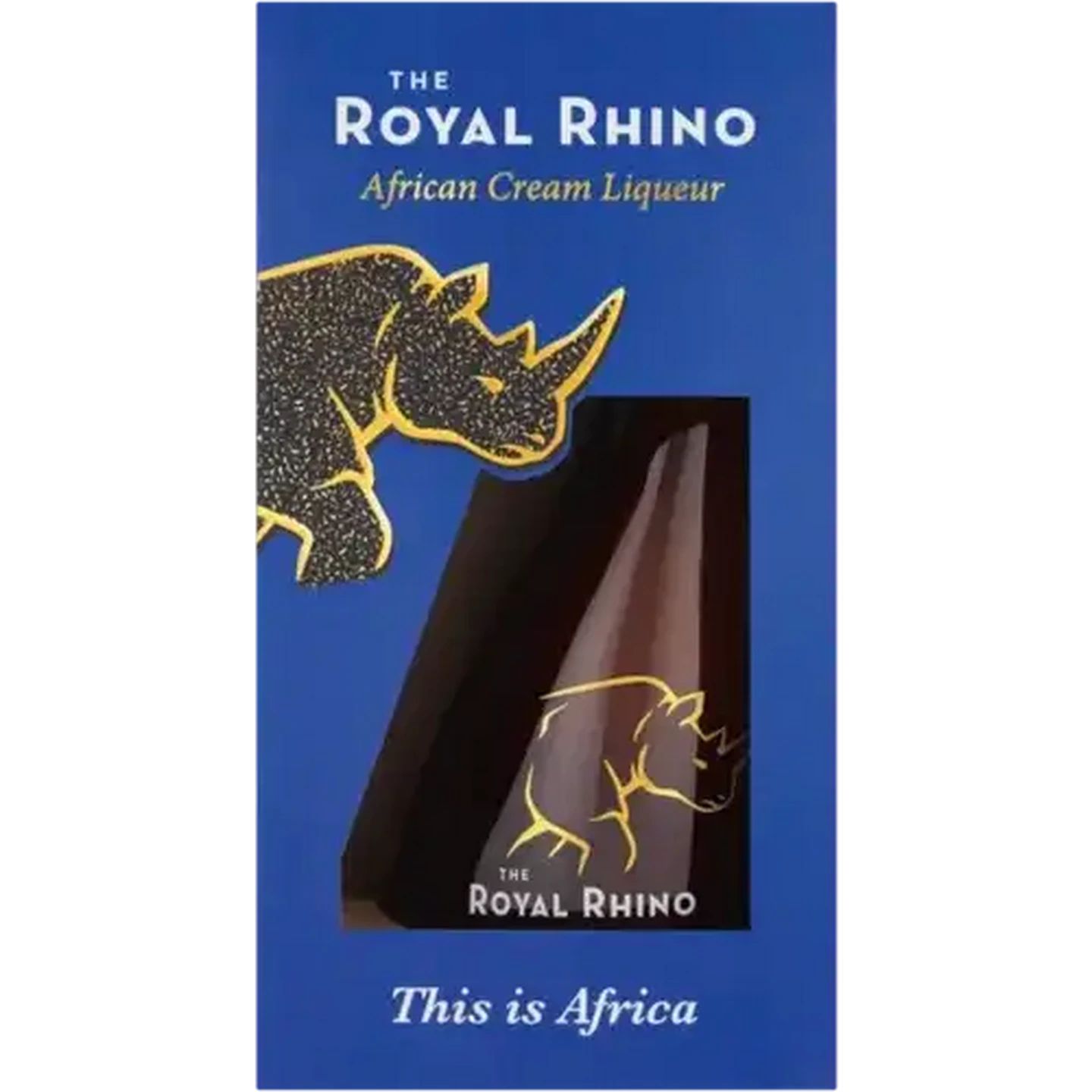 Image of The Royal Rhino African Cream Liqueur Gift Pack 750ml