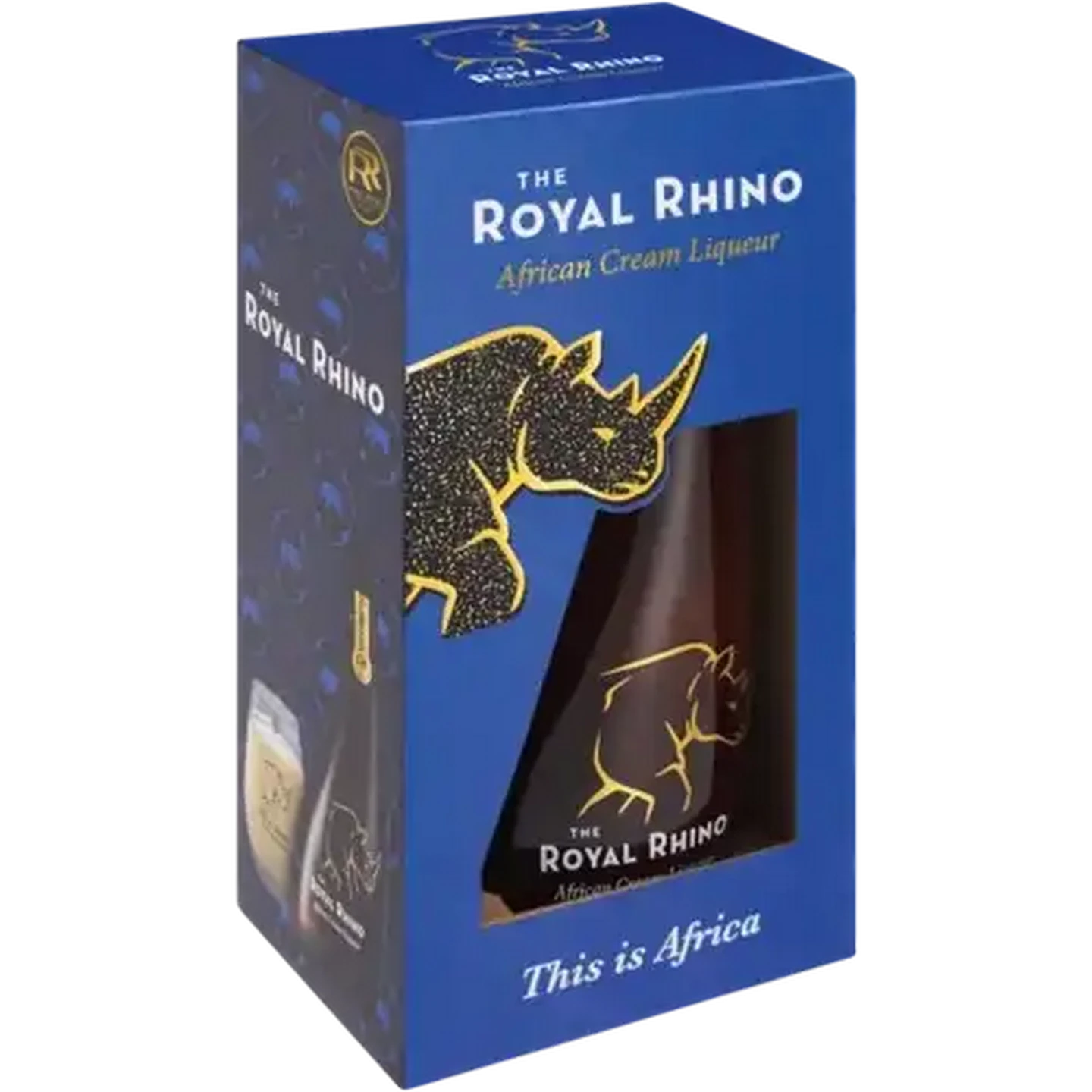 Image of The Royal Rhino African Cream Liqueur Gift Pack 750ml