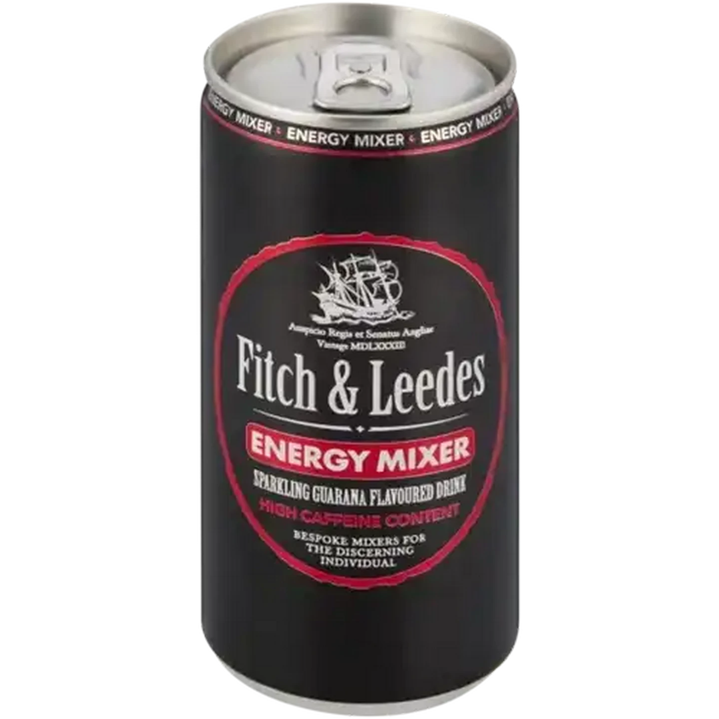 Image of Fitch & Leedes Sparkling Guarana Flavoured Energy Mixer Can 200ml