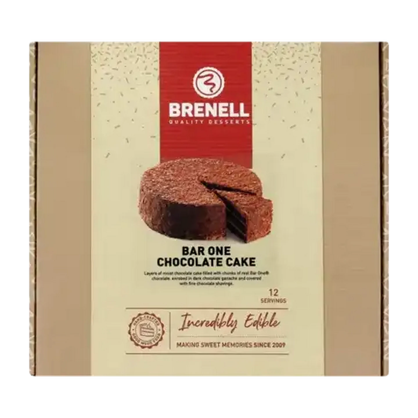 Image of Brenell Frozen Bar-One Chocolate Cake