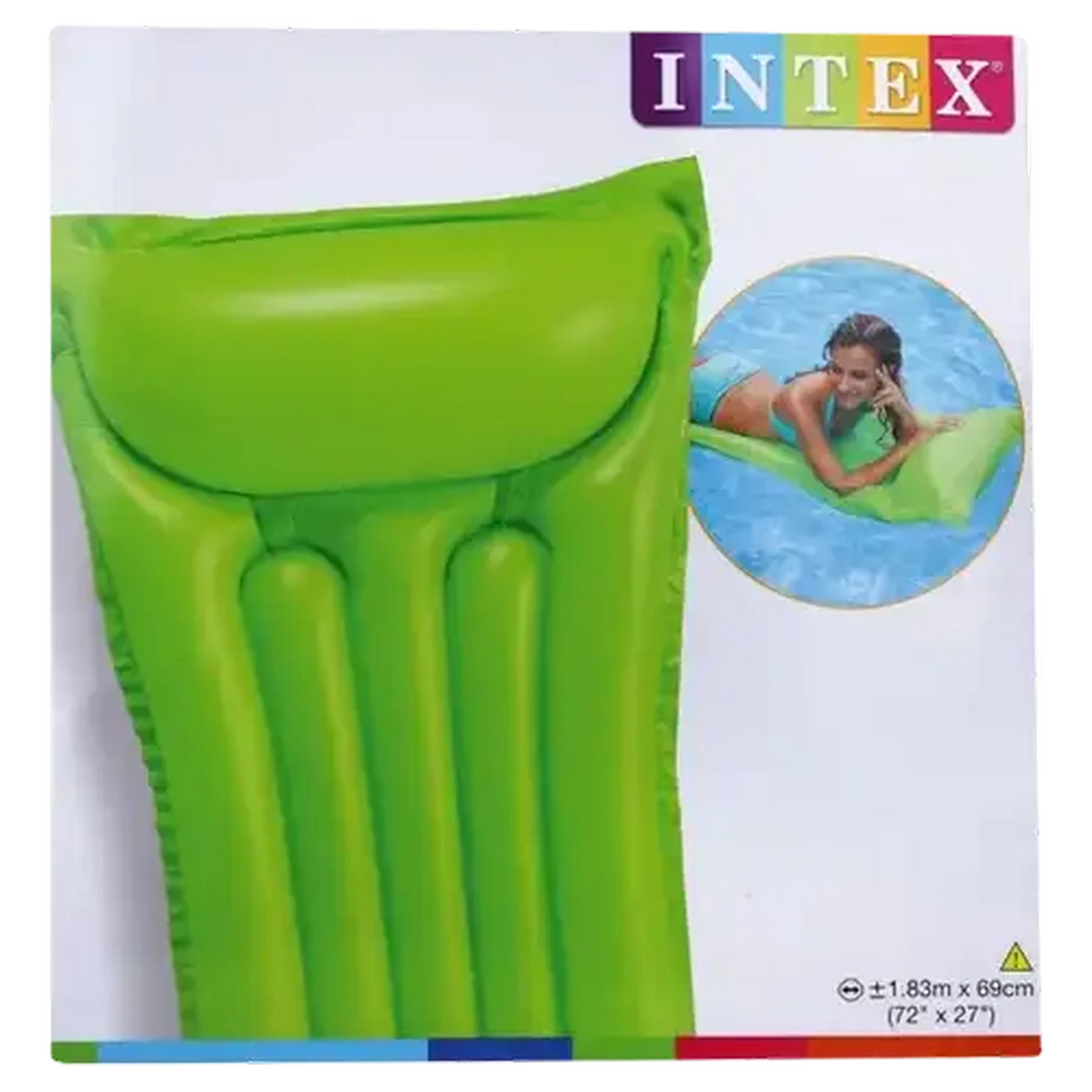 Image of Intex Inflatable Airmat 180 x 67cm (Colour May Vary)