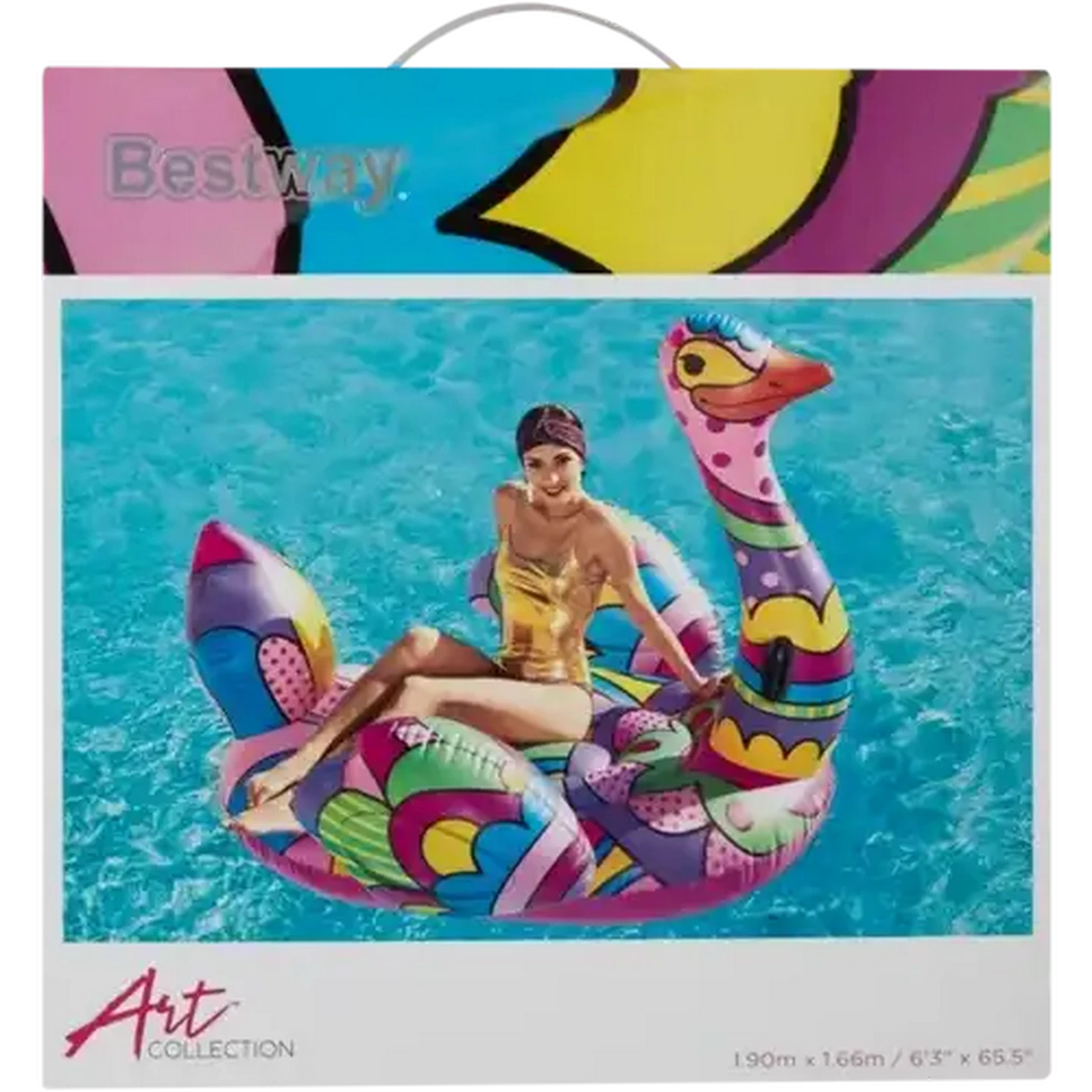 Image of Bestway Inflatable Ostrich 190 x 166cm