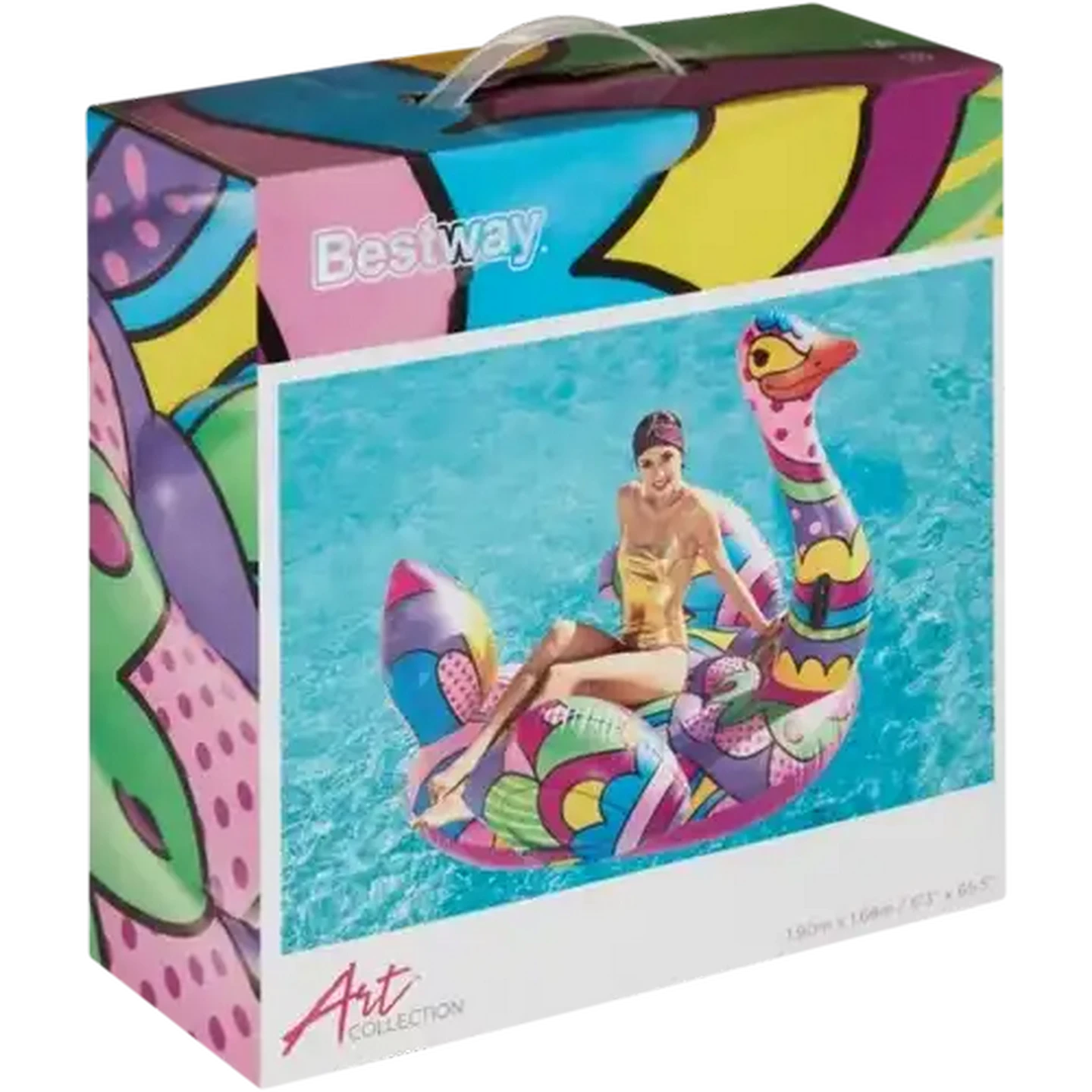 Image of Bestway Inflatable Ostrich 190 x 166cm